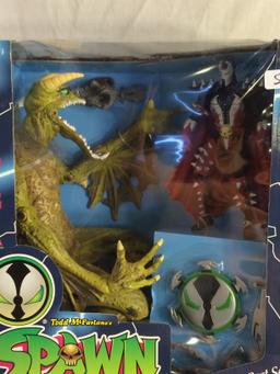 Collector McFarlane's Spawn Ultra-Action Figures Malebolgia Medieval Spawn 12"tall  Box Size