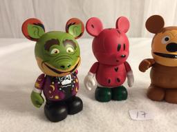 Lot of 4 Pieces Loose The Art Of Disney Theme Parks Vinylmation Assorted 3"tall/each Figures