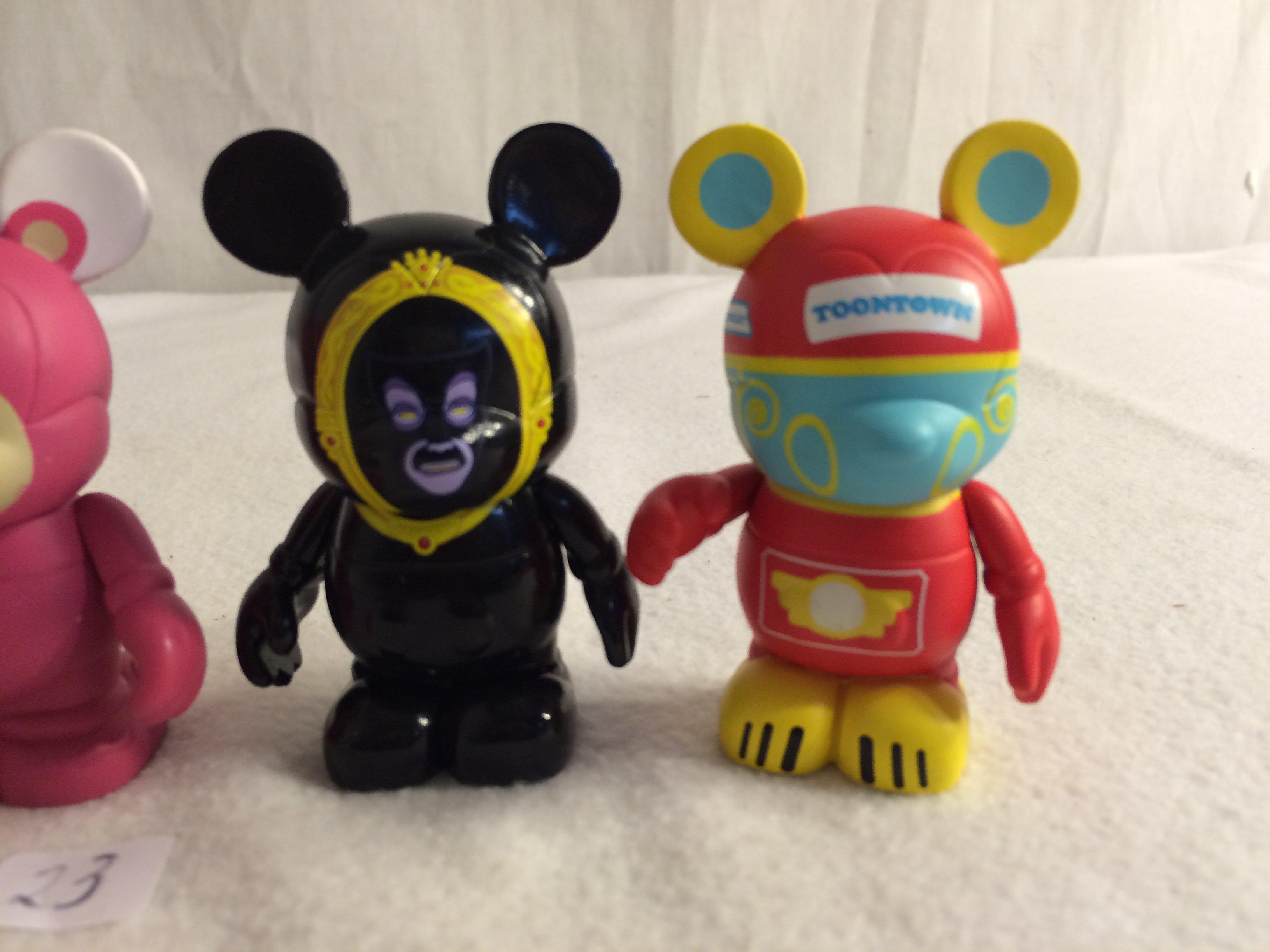 Lot of 4 Pieces Loose The Art Of Disney Theme Parks Vinylmation Assorted 3"tall/each Figures