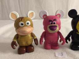 Lot of 4 Pieces Loose The Art Of Disney Theme Parks Vinylmation Assorted 3"tall/each Figures