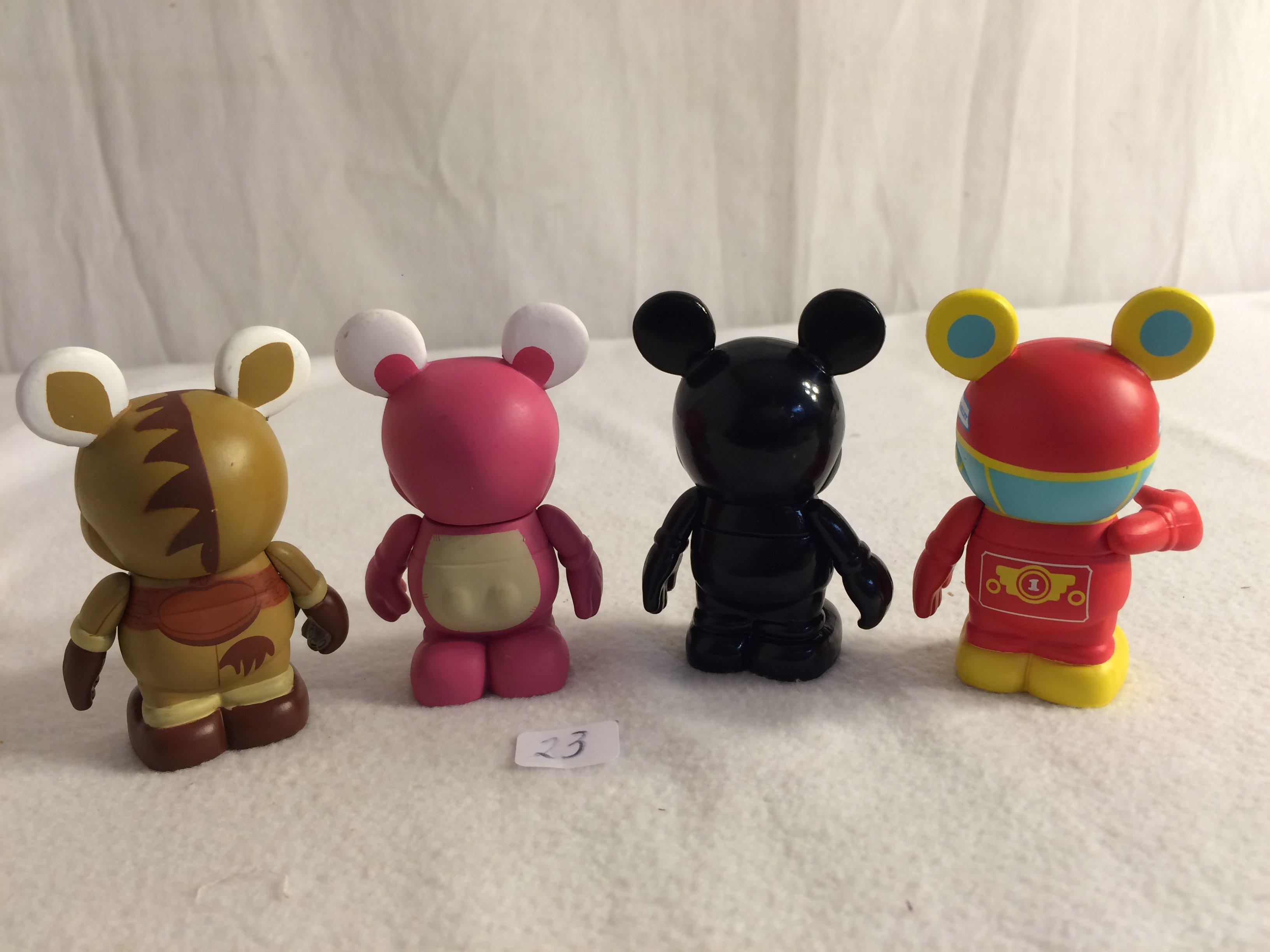 Lot of 4 Pieces Loose The Art Of Disney Theme Parks Vinylmation Assorted 3"tall/each Figures