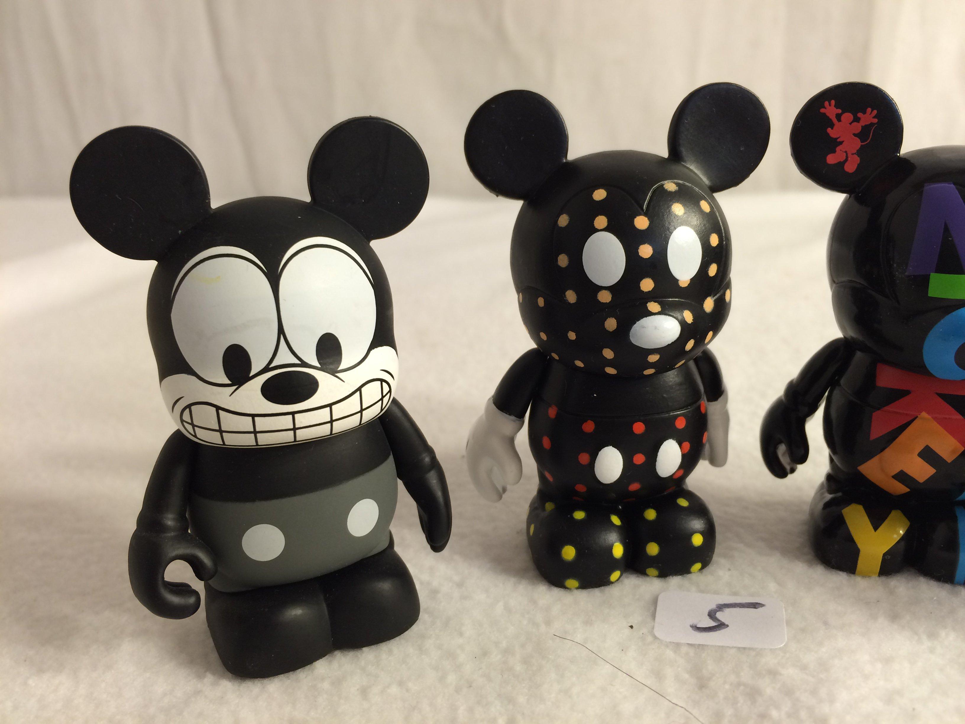 Lot of 4 Pieces Loose The Art Of Disney Theme Parks Vinylmation Assorted 3"tall/each Figures