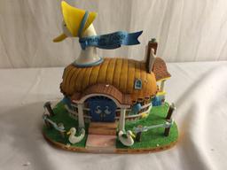 Collector Storybook Village Fairy Tales "Mother Goose Book Cellar" Hand-Painted Lighted Set of 5