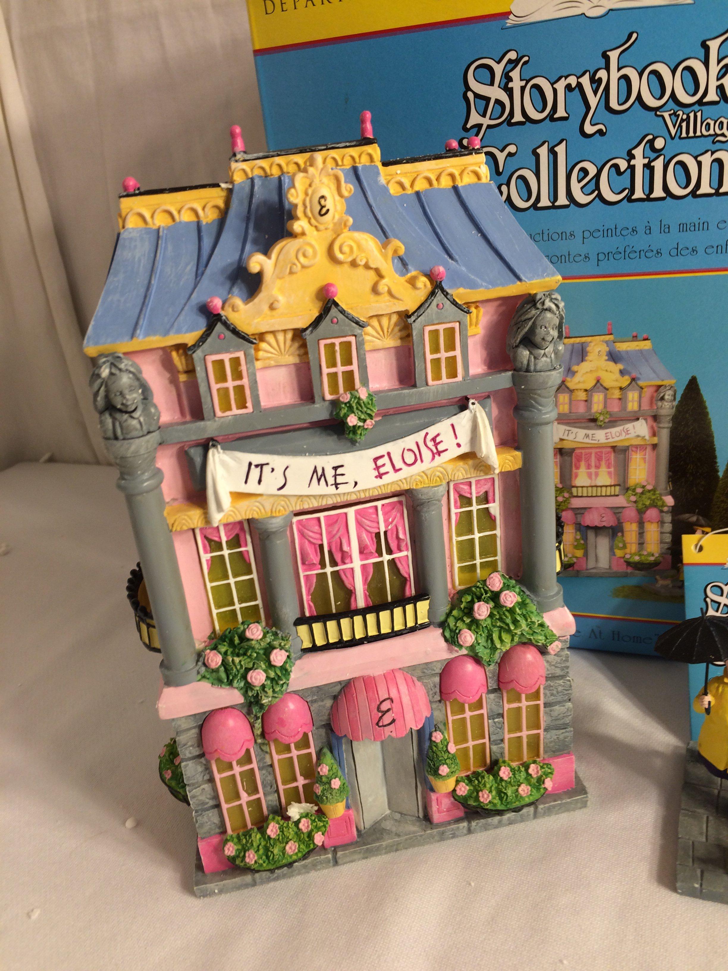 Storybook Village Collection "Eloise At Home" 56.13230 Handpainted Lighted Building 10.5"T by 9"Widt