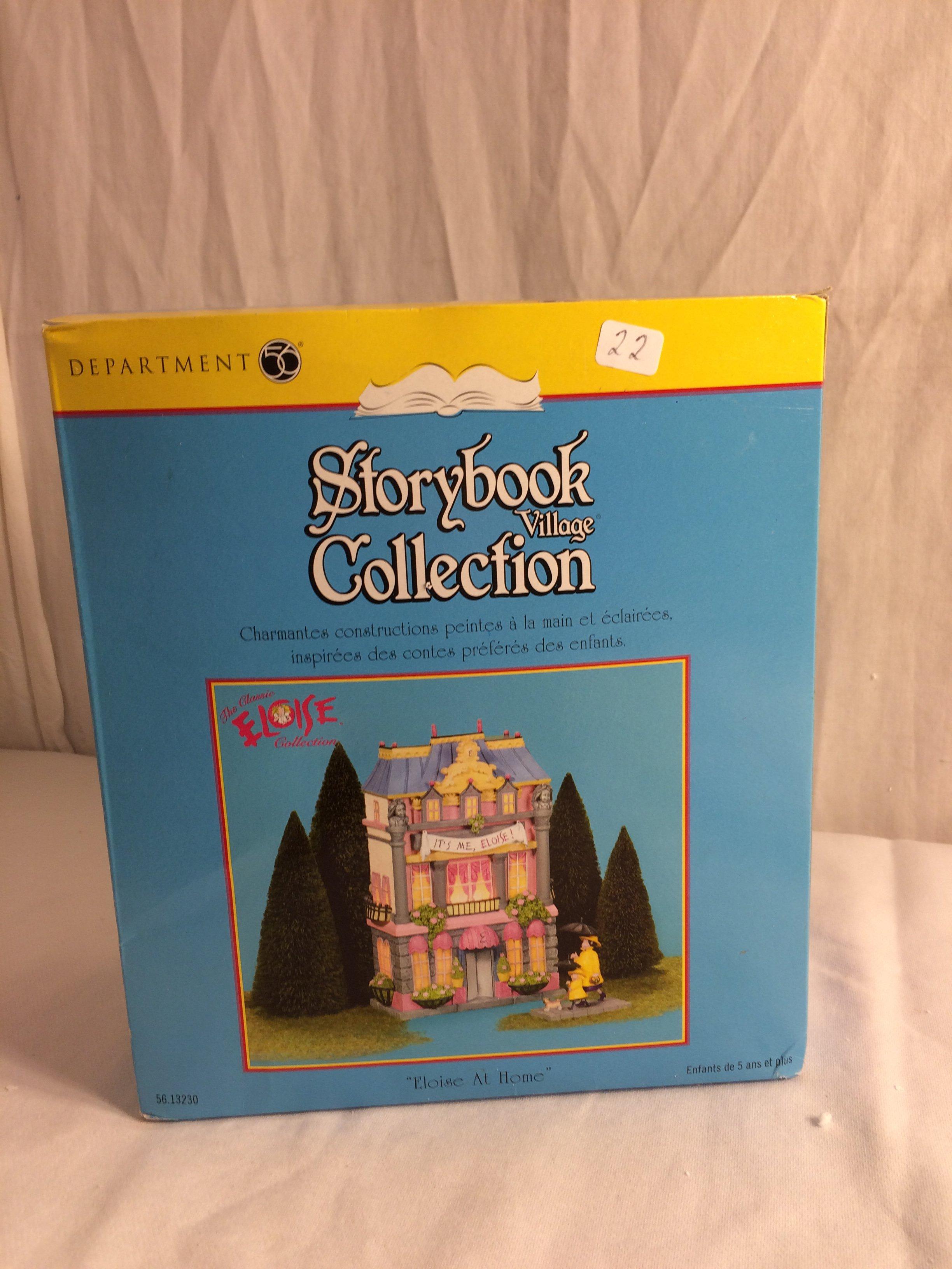 Storybook Village Collection "Eloise At Home" 56.13230 Handpainted Lighted Building 10.5"T by 9"Widt