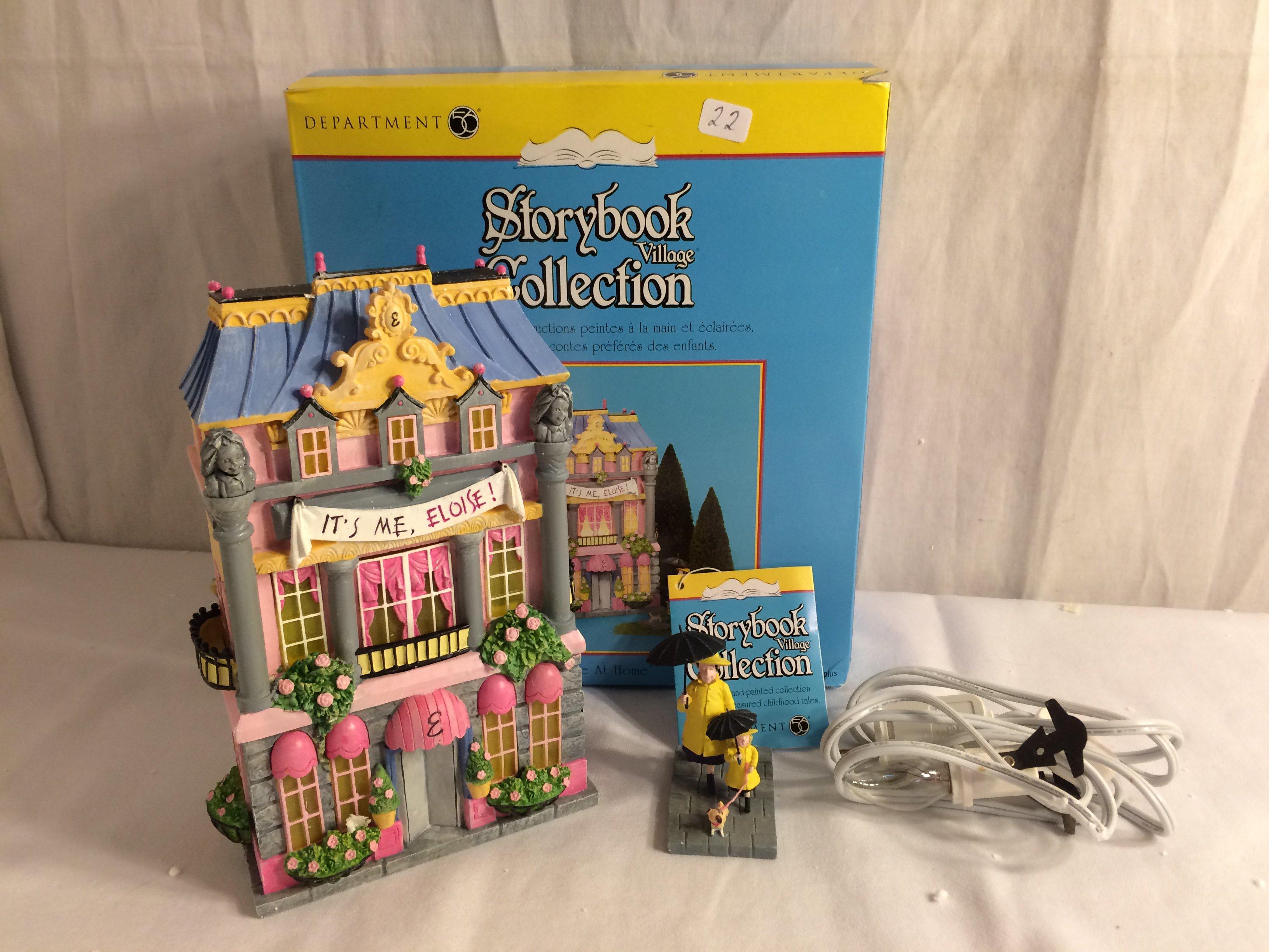 Storybook Village Collection "Eloise At Home" 56.13230 Handpainted Lighted Building 10.5"T by 9"Widt