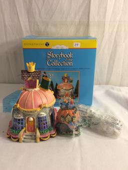 Storybook Village Collection "Cinderella's Dress Shop" Handpainted Lighted Building & Acc. 56.13203