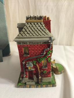 Collector Storybook Village Madeline's Old House in Paris That was Covered W/Vines Set of 9 Lighted