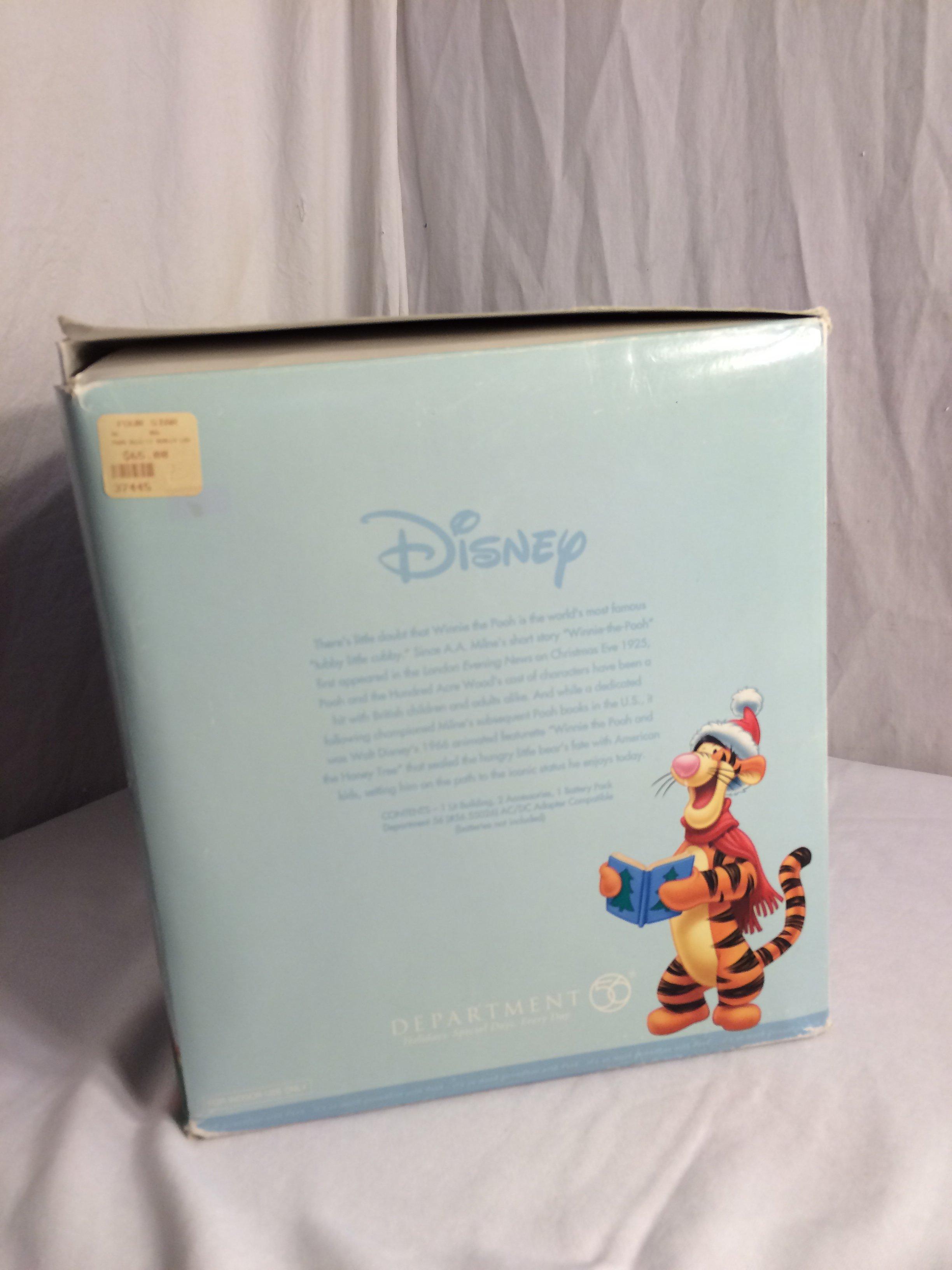 Collector epartment 56 Disney Winnie The Pooh "It Really Looks Like Christmas" set Of 3 11x15.5"Box