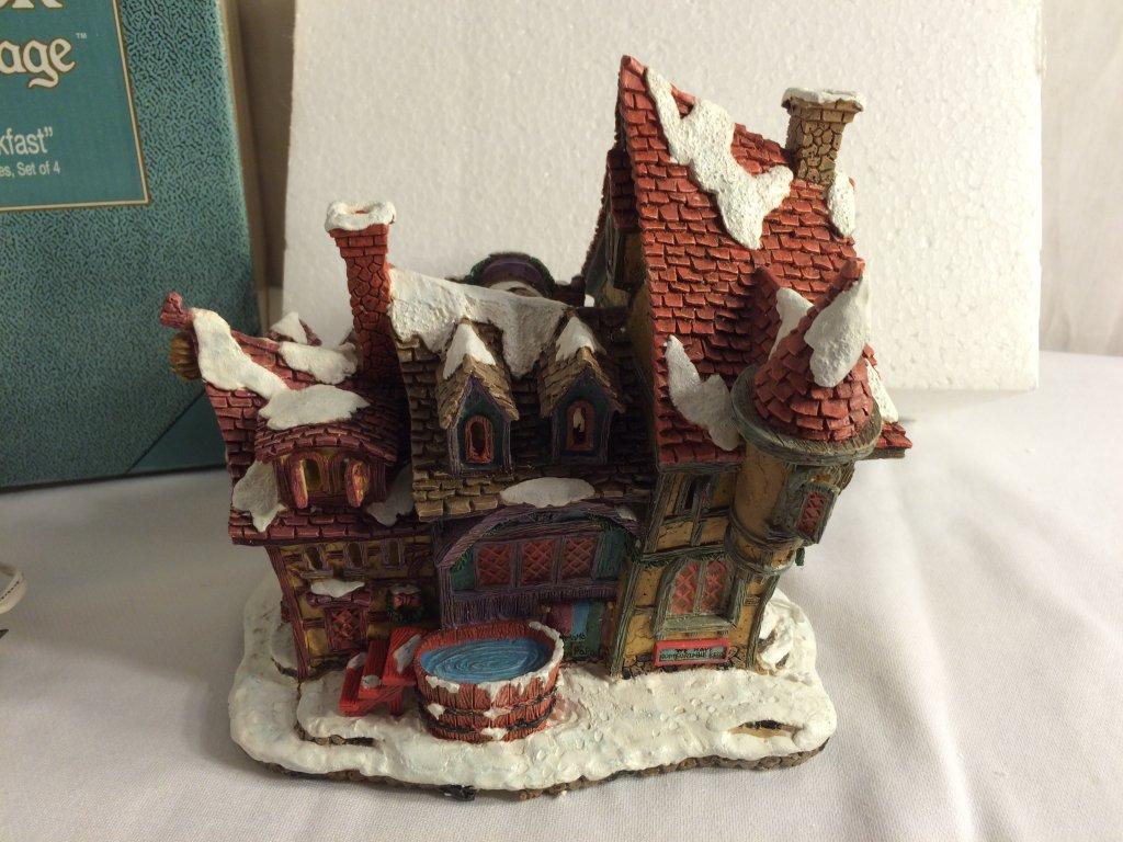 Collector Storybook Village Fairy Tales "Goldilocks Bed & Breakfast" Handpainted Lighted Building se