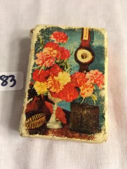 Collector Loose Vintage Stardust Miniatures Plastic Coated Playing Cards Made IN Usa