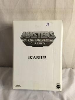 Collector NIP 2010 Mattel Masters Of The Universe Classics Icarius 8" T by 5.5"W box Size