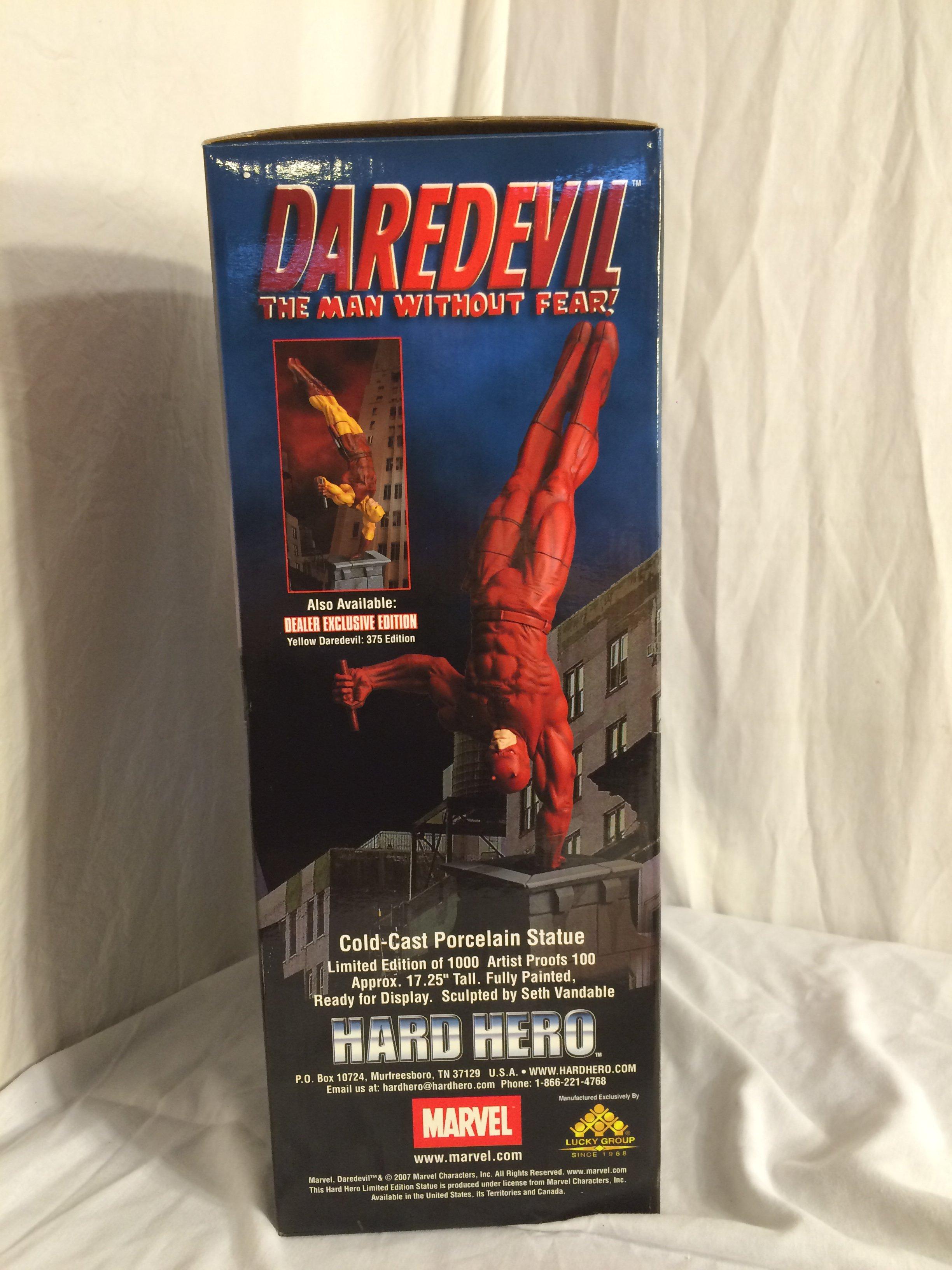 New Marvel Collectibles Daredevil the man without fear Cold-Cast Porcelain Statue  Hard Hero 17.5"B