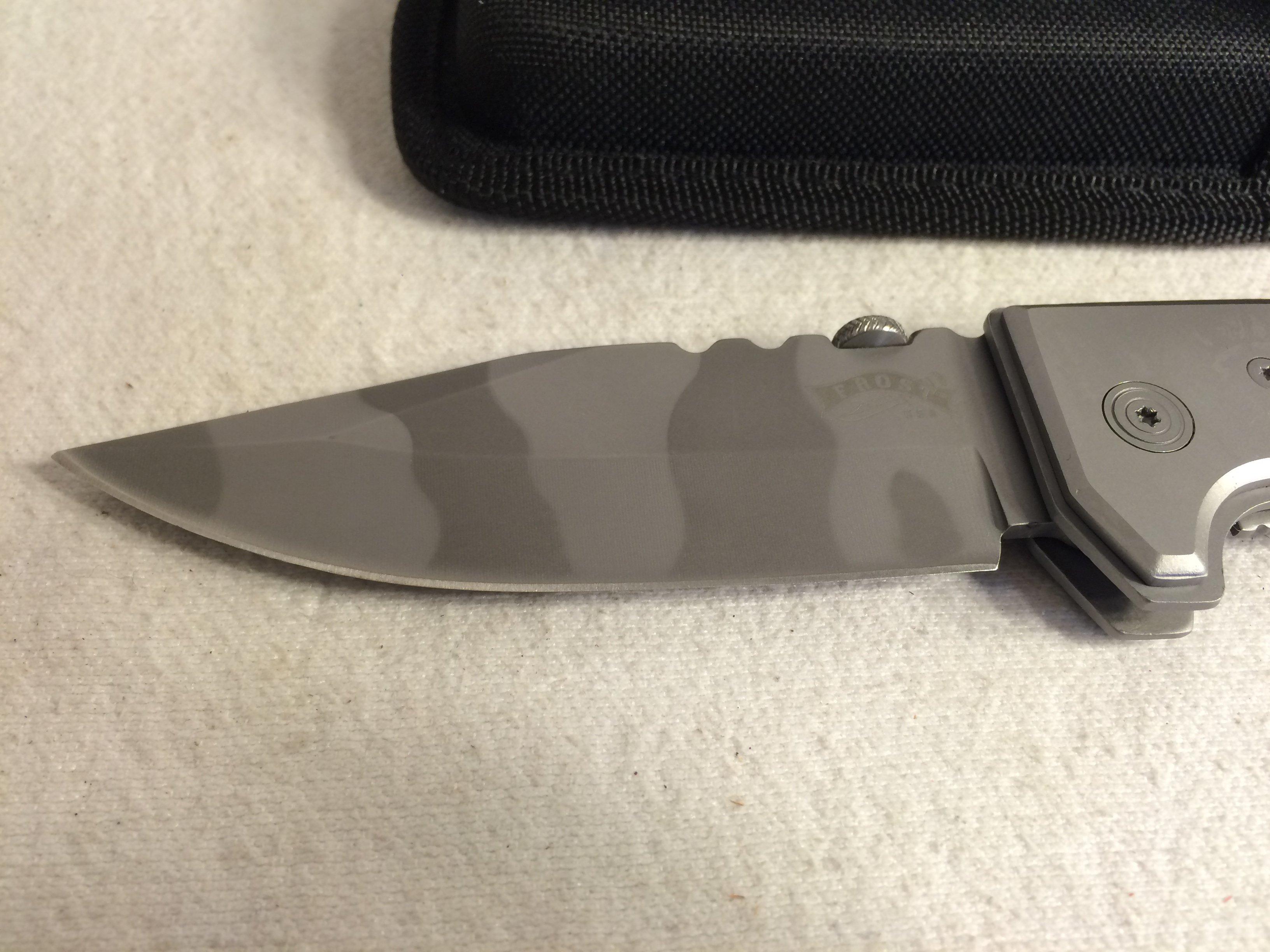 Collector Frost Cutlery Big Dady 16-819R  5.3/4" Overall Close Line Lcking Tactical Matte F. Knife