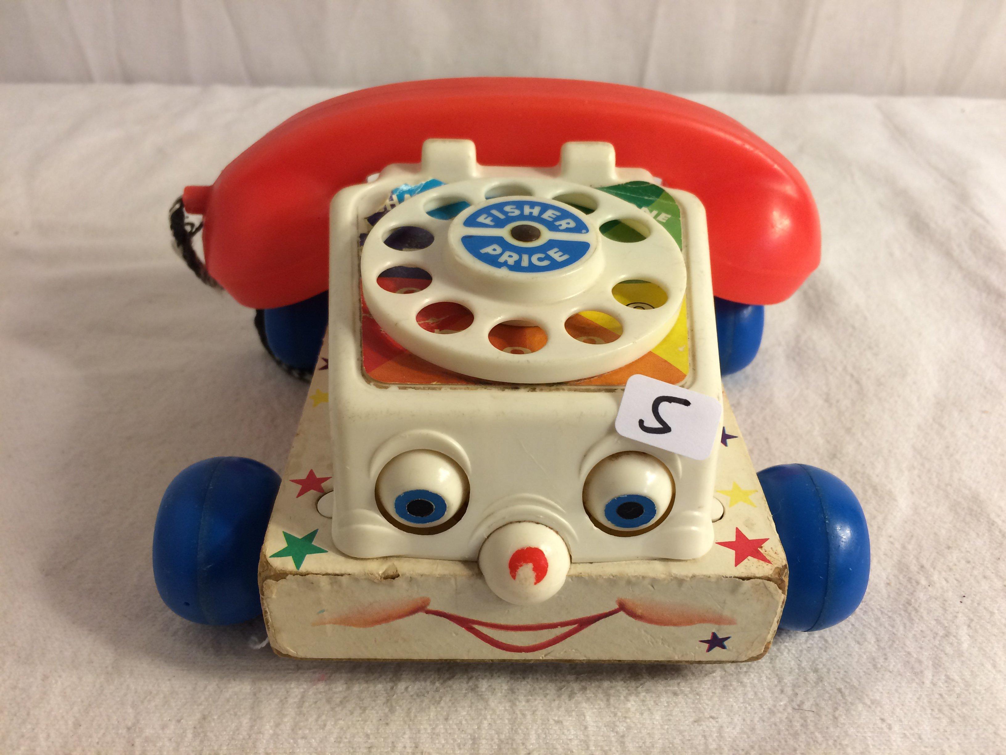 Collector Vintage 1961 Fisher Price Toys Hatter Telephone No.747 Size:6-7" by 4"