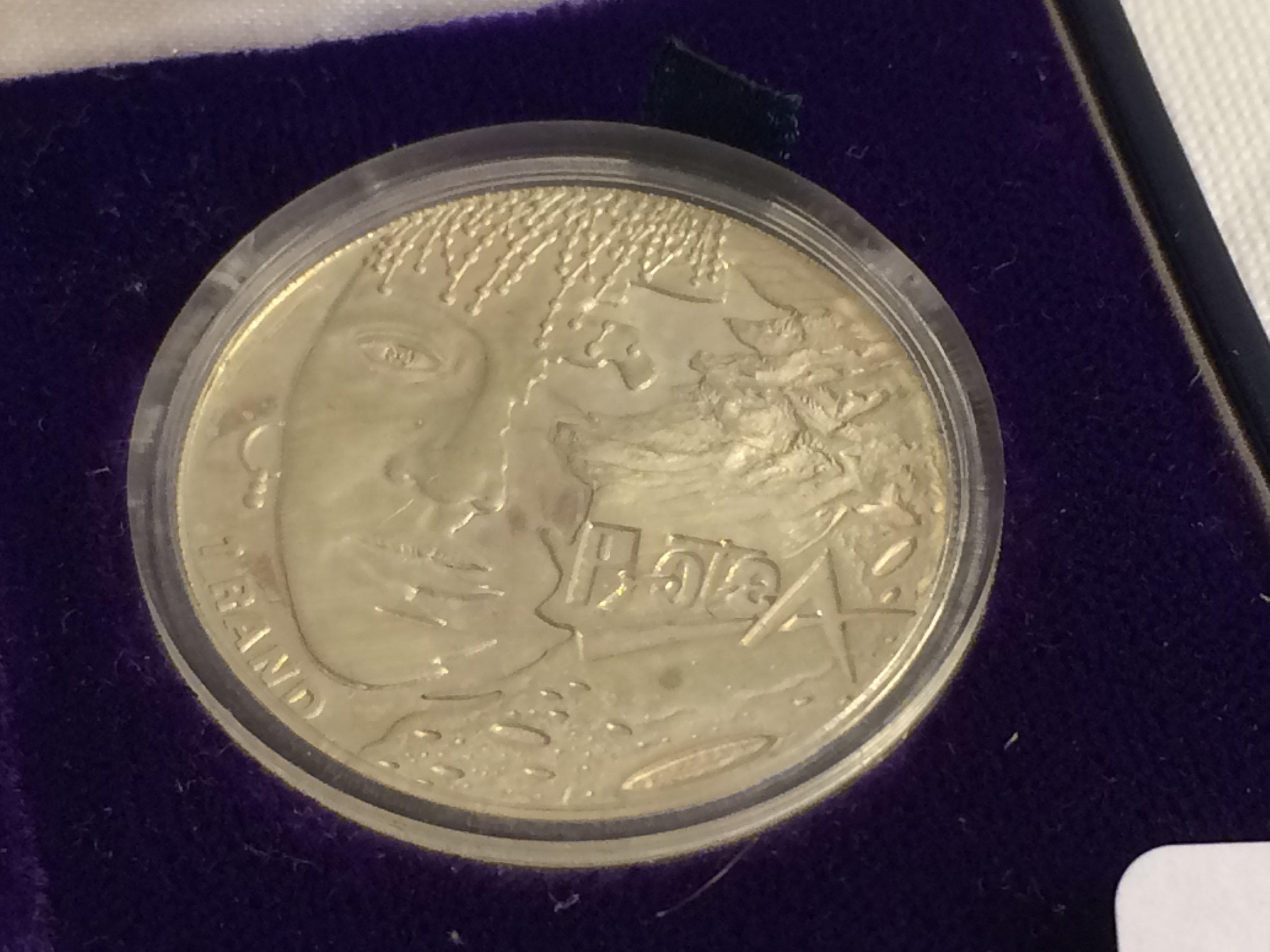 Collector 1997 RI Silver Protea Strand Silver Coin