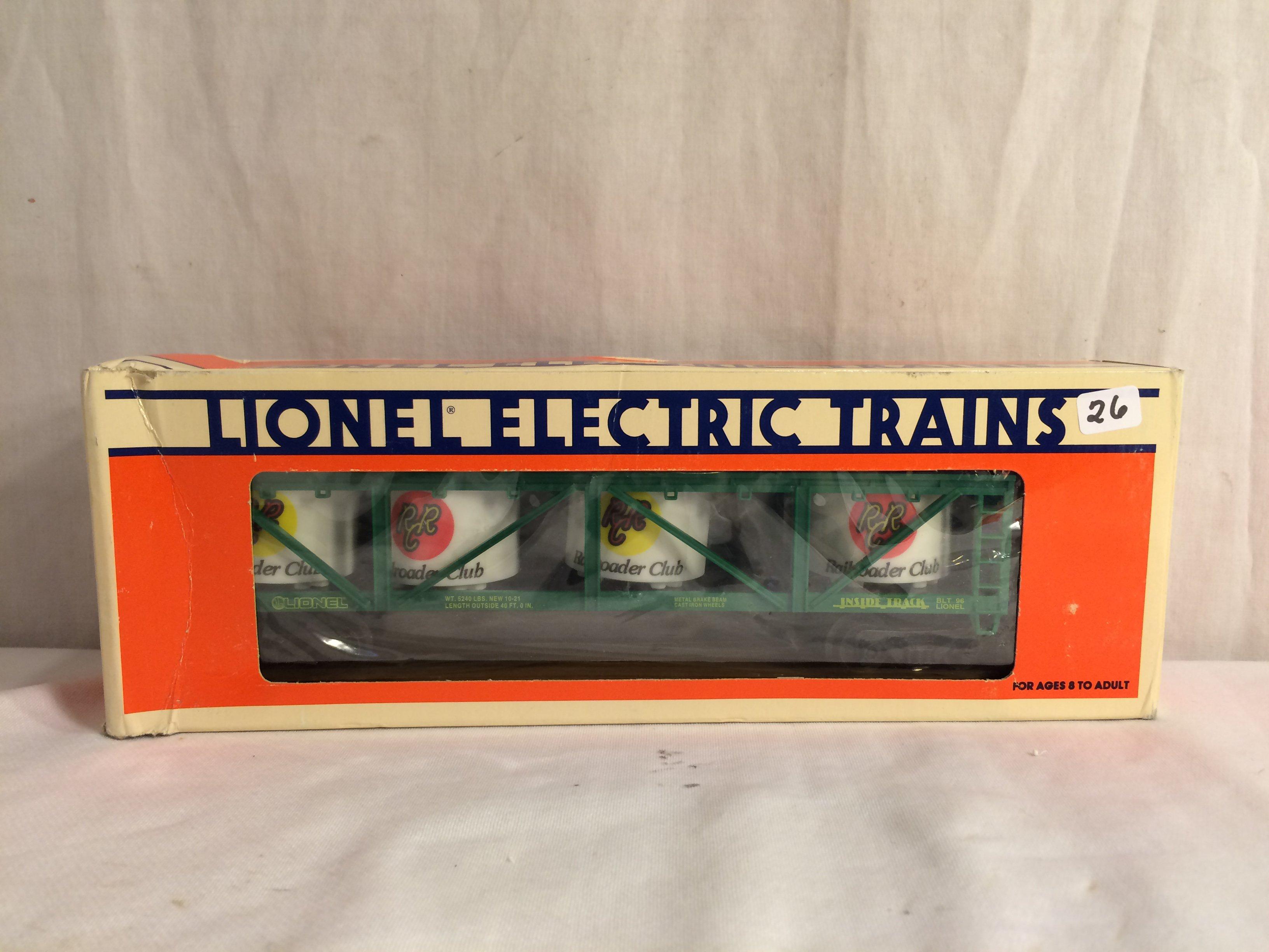 Collector Vtg. Lionel Electric Trains " 1996 Inside Track VAT Car 6-19940 Box Size:13"Long