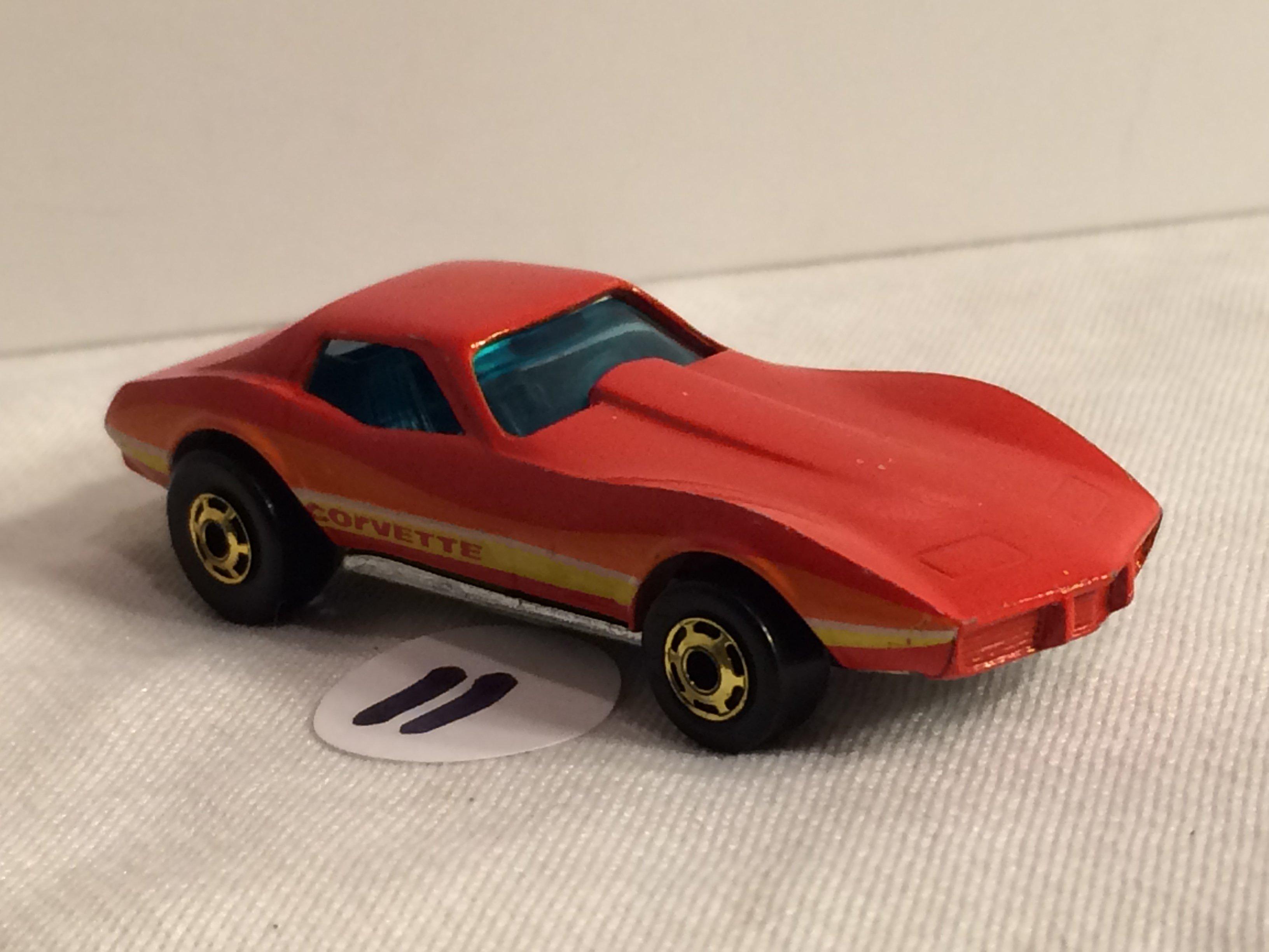 Collector 1975 Vintage Hot wheels Mattel Corvette Stingray Hongkong US & Foreign 1/64 Scale Car