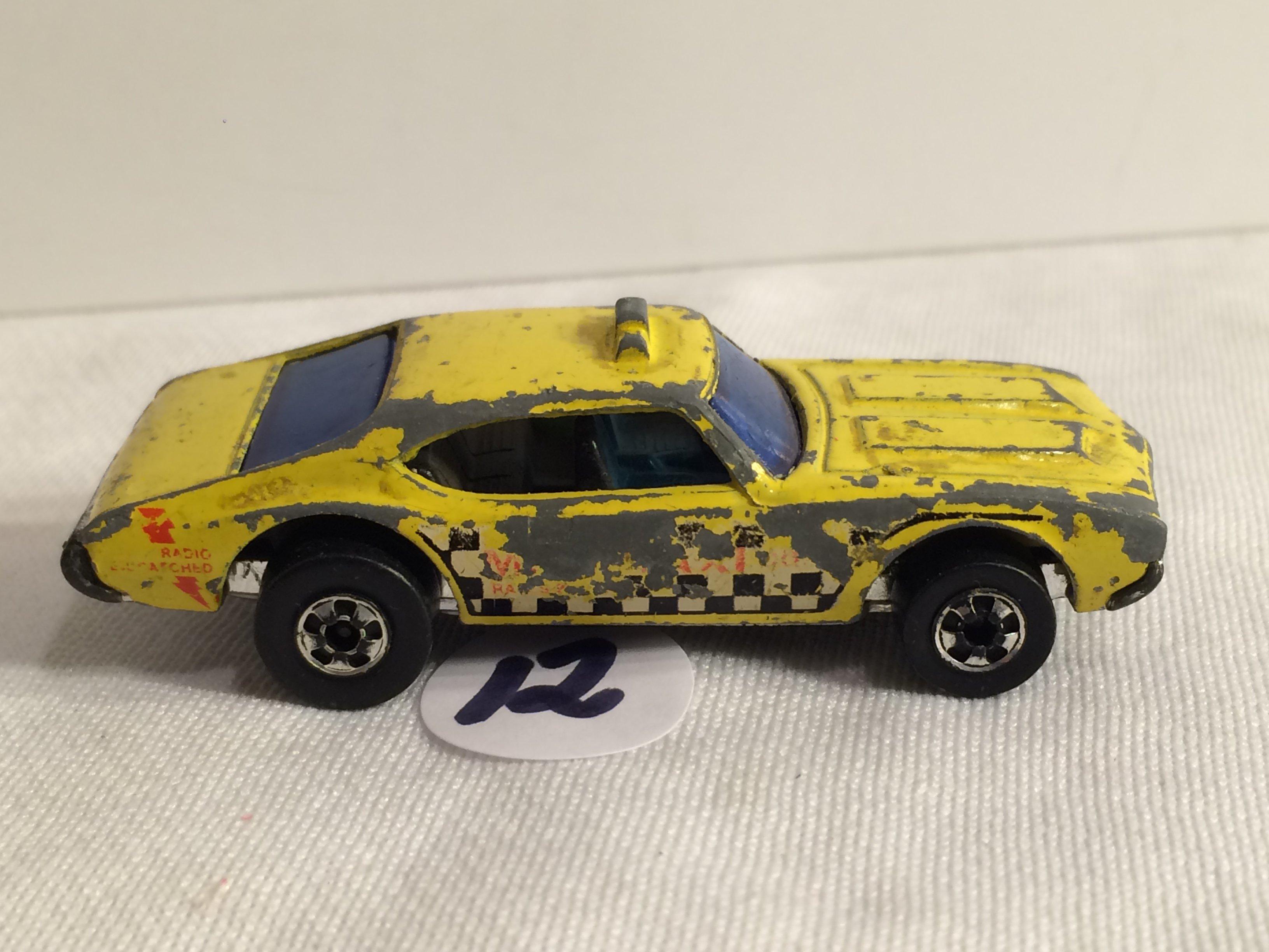 Collector 1969 Vintage Hot wheels Mattel Yellow Taxi 1/64 Scale Die Cast car