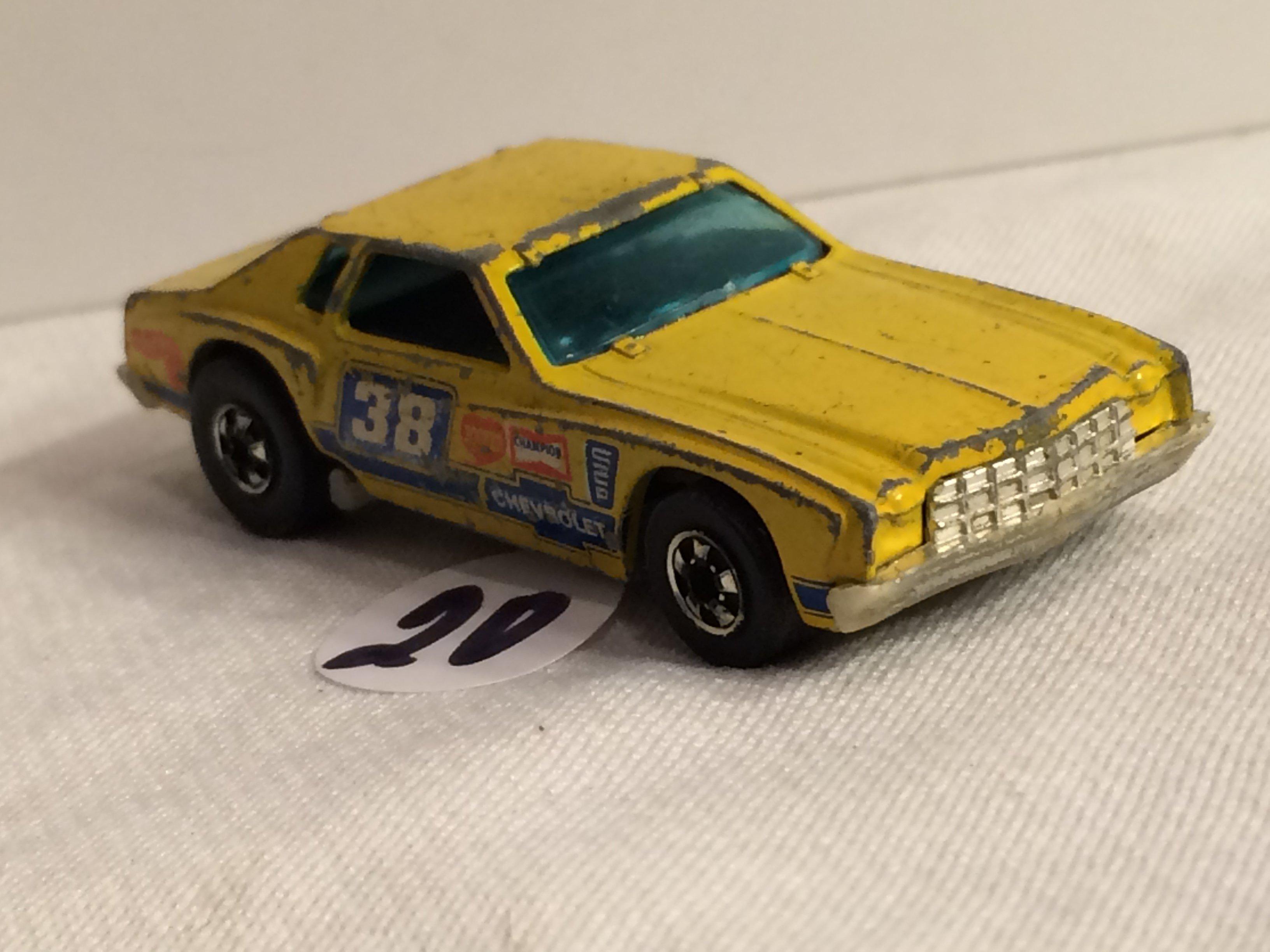 Collector 1974 Vintage Hot wheels Mattel Chevrolet 38 Yellow 1/64 Scale Die-cast Car