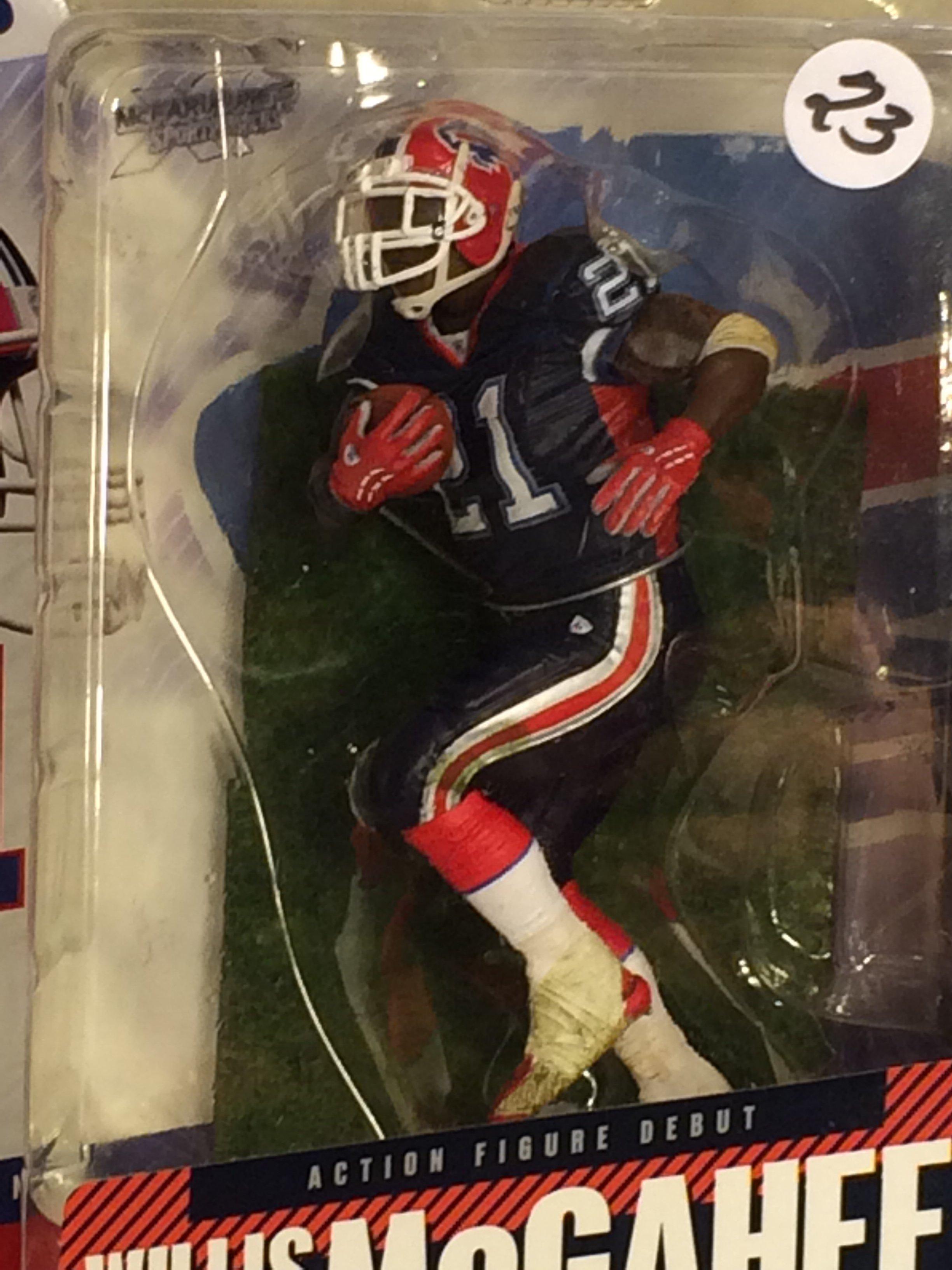 Collector NIP Mcfarlanes Sportspicks NFL Bills Willis McGahee #21 Running Back 6" Tall Figure