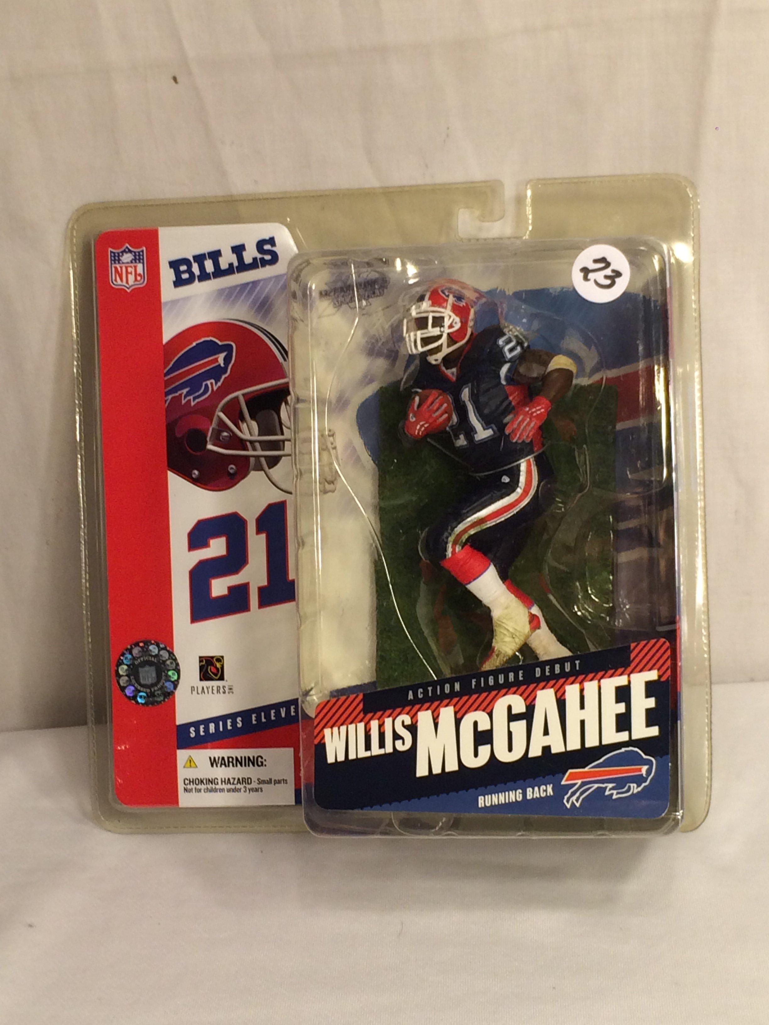 Collector NIP Mcfarlanes Sportspicks NFL Bills Willis McGahee #21 Running Back 6" Tall Figure