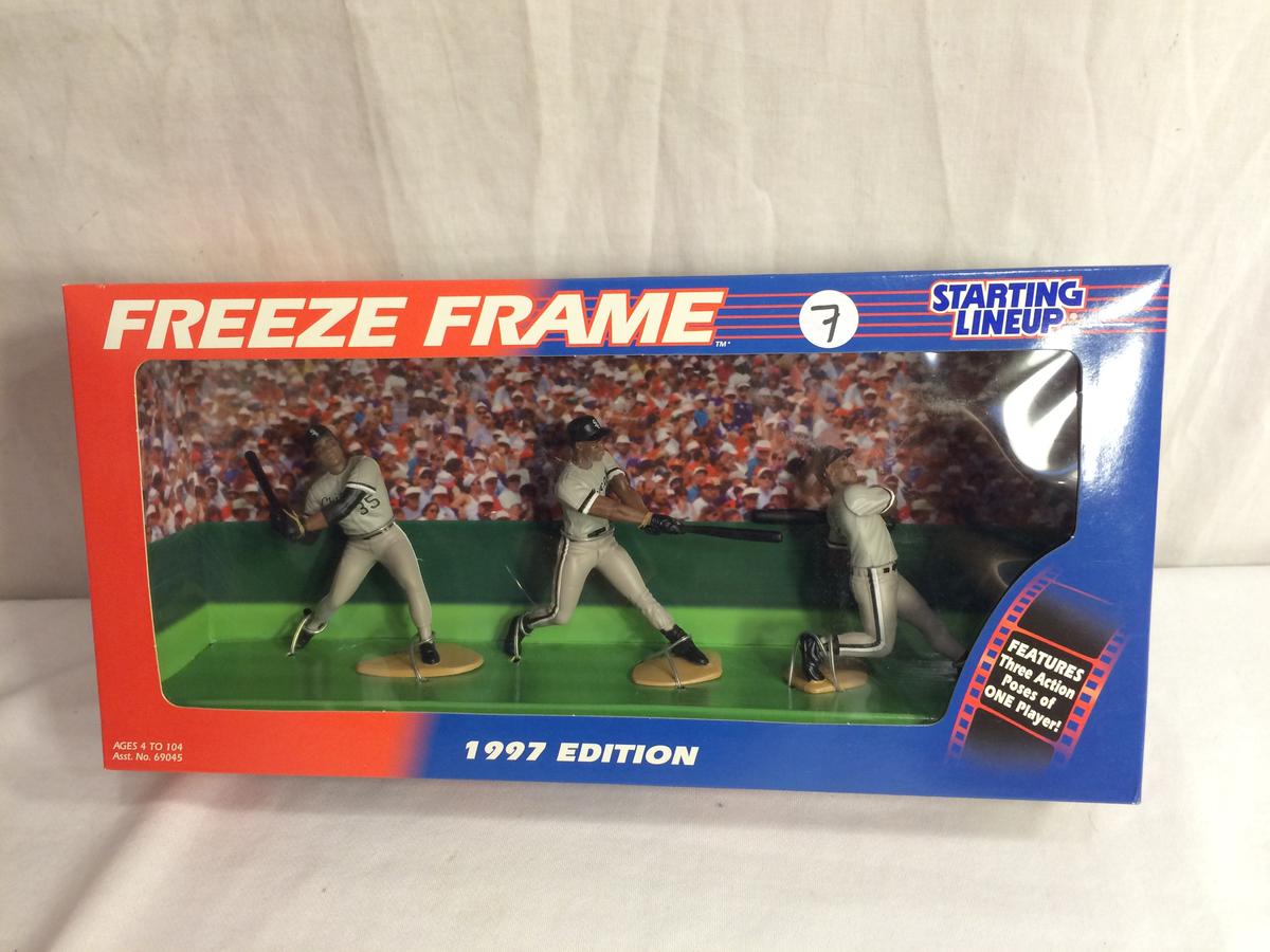 Collector NIP 1997 Edition Freeze Frame MLB Chicago Player Thomas #35 14.5" W by 7" T Box Size