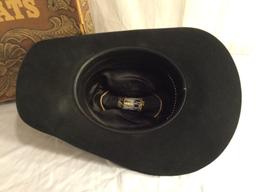 Collector Resistol Self Comforting Black Gold Cowboy Hat 20X