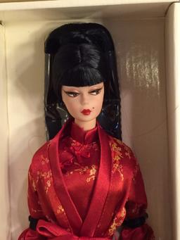 NIB Barbie Genuine Silkstone Body Fashion Model Gold Label Collection "Chinoiserie Red Moon" 13.5"