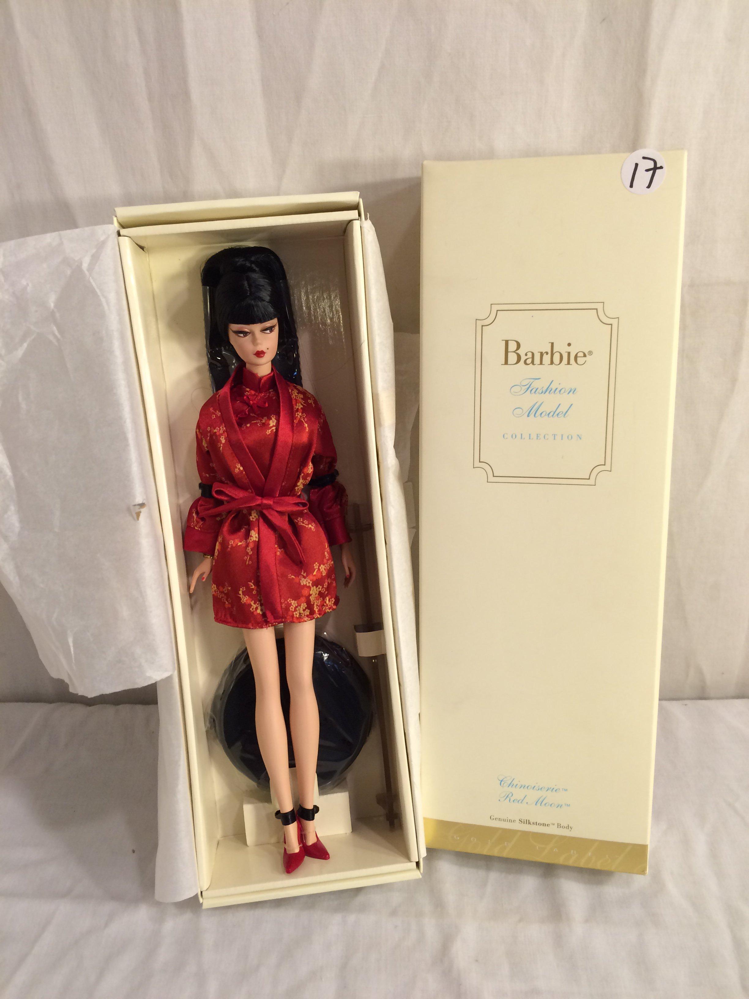 NIB Barbie Genuine Silkstone Body Fashion Model Gold Label Collection "Chinoiserie Red Moon" 13.5"