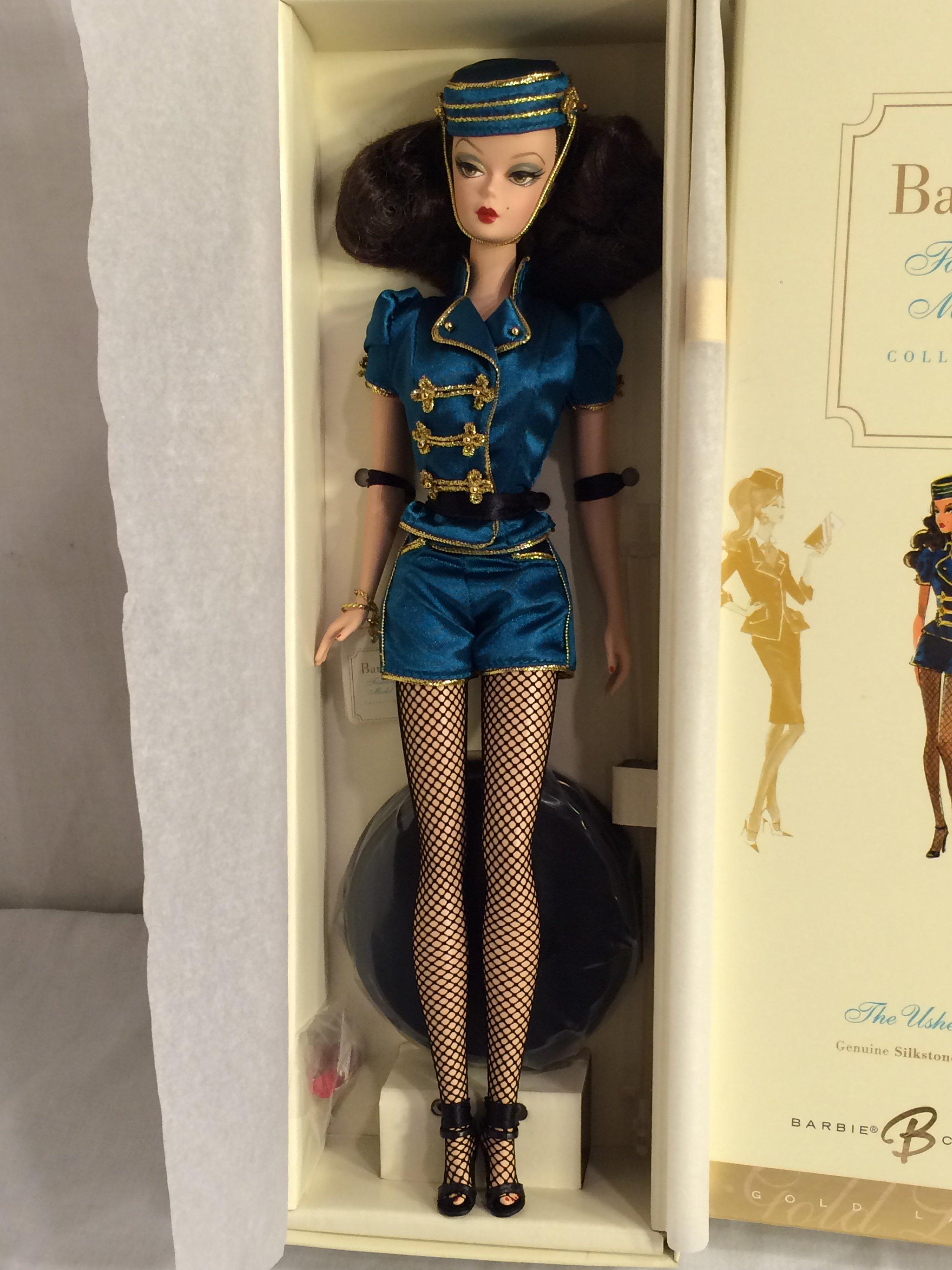 NIB Barbie Genuine Silkstone Body Fashion Model Gold Label Collection "The Usherette" 13.5" TBox