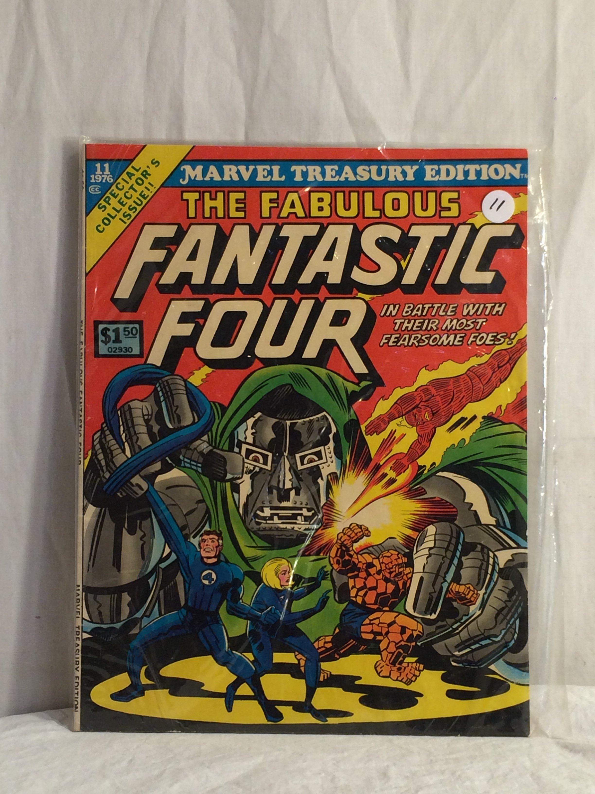 Collector Vintage Marvel Treasury Adition The Fabulous Fantastic Four Comics Magazine