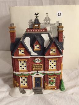 Department 56 Heritage Village Collection Dickens Series "Boarding & Lodging School" Size:9.5x10x6.5