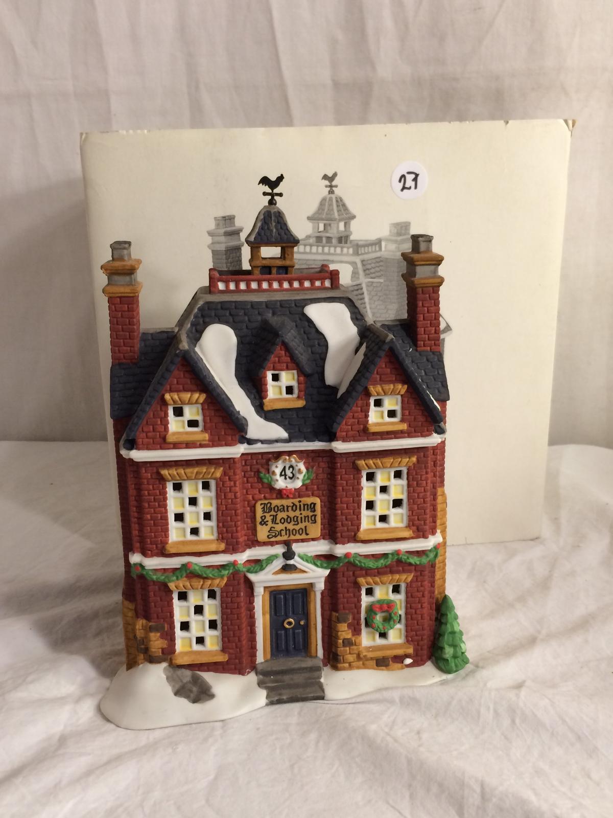 Department 56 Heritage Village Collection Dickens Series "Boarding & Lodging School" Size:9.5x10x6.5