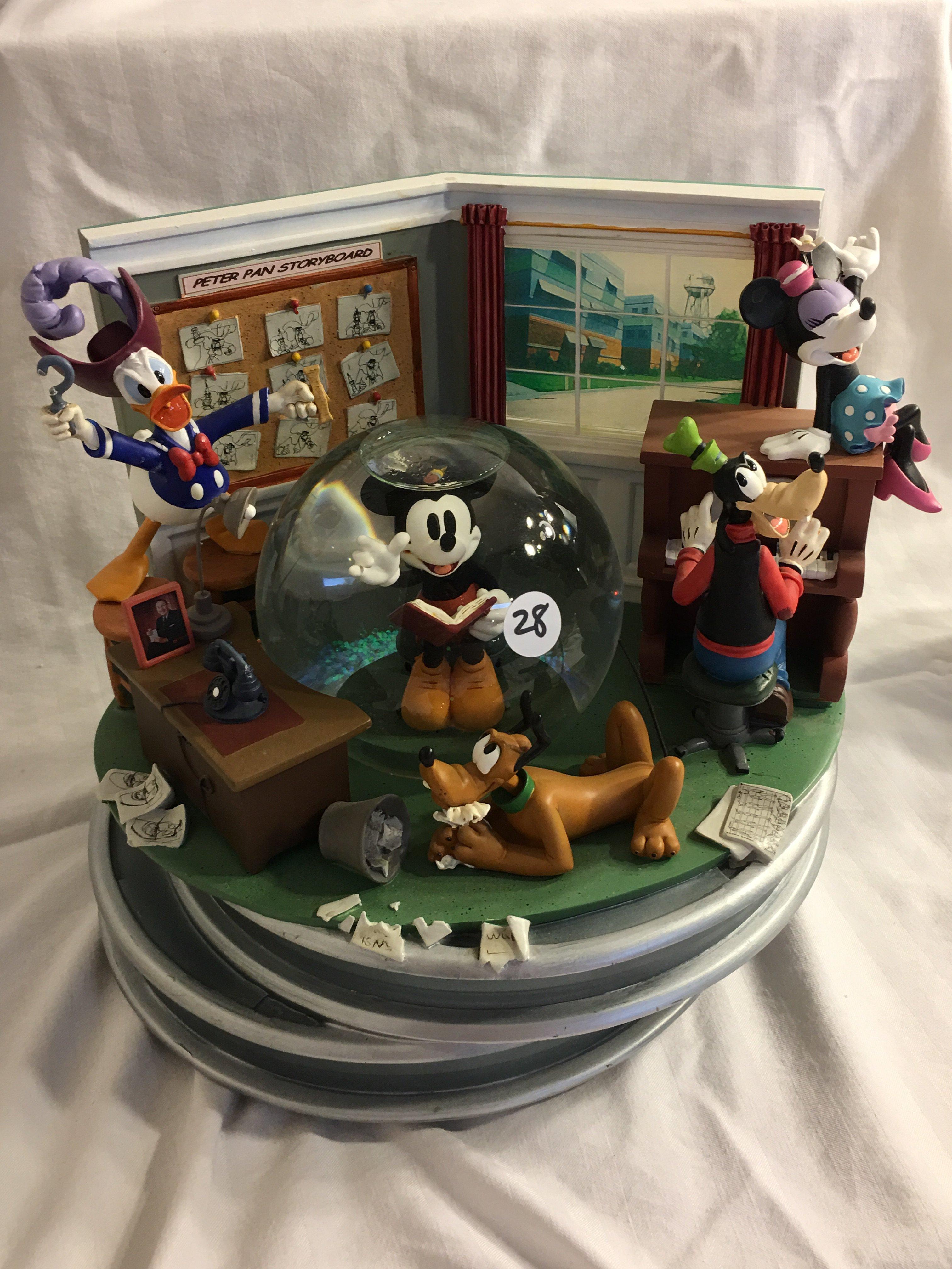 Collector Disney Tradition Jim Shore Enesco Mickey Mouse Snowglobe 9"x11" Has minor damage