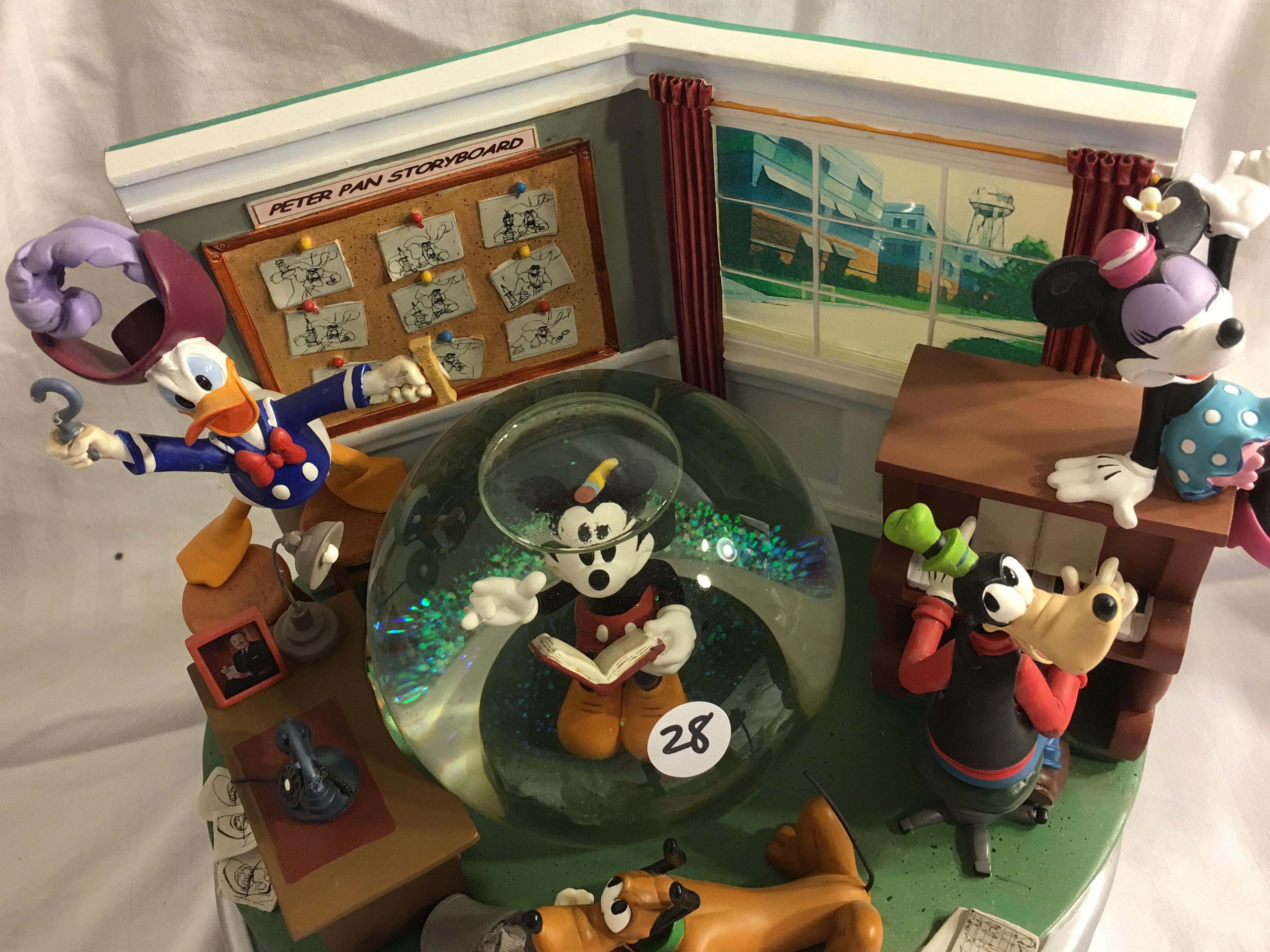Collector Disney Tradition Jim Shore Enesco Mickey Mouse Snowglobe 9"x11" Has minor damage