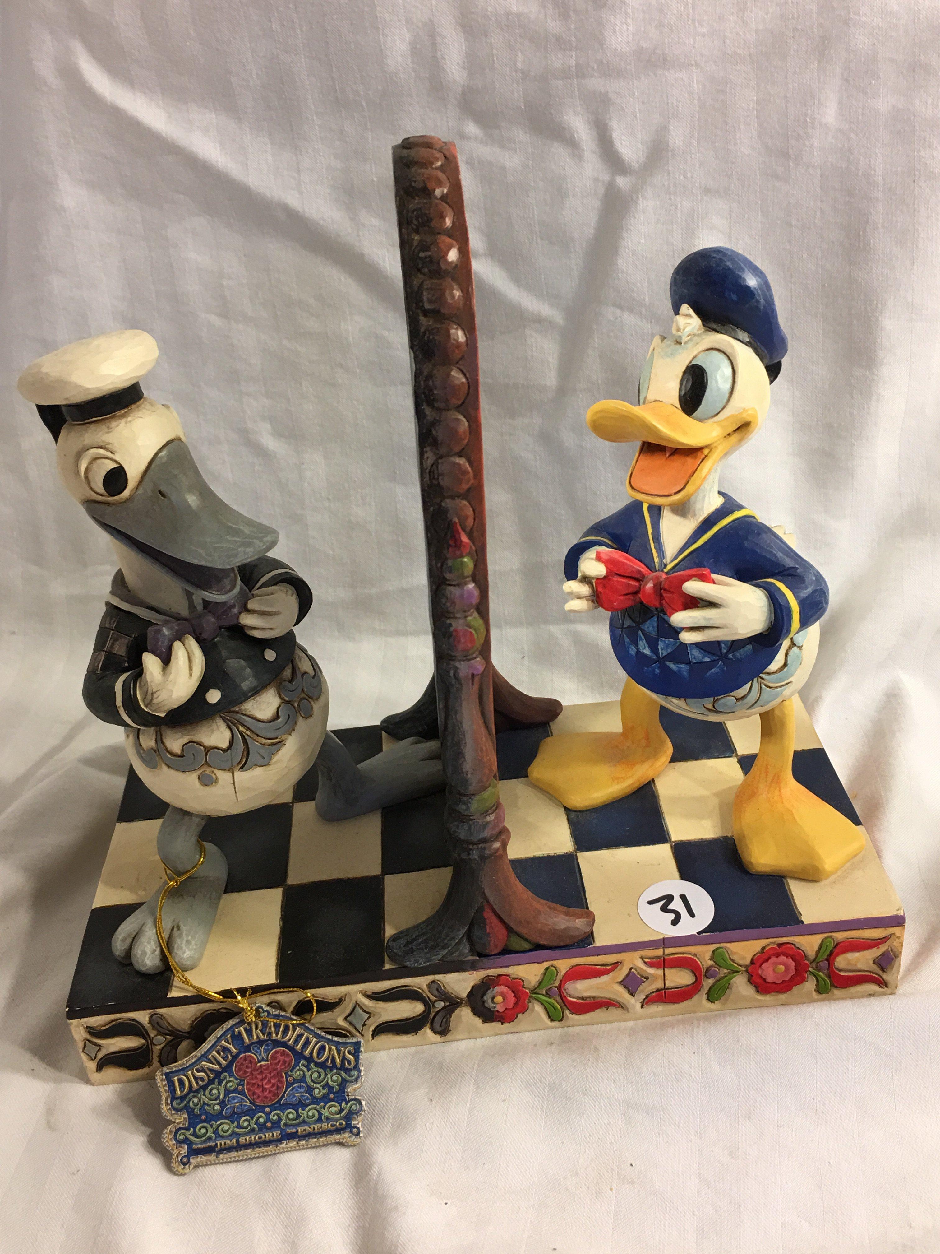 Collector Disney Tradition Jim Shore Enesco Showcase Collection Donald Duck Handsome as Ever" 8.5"