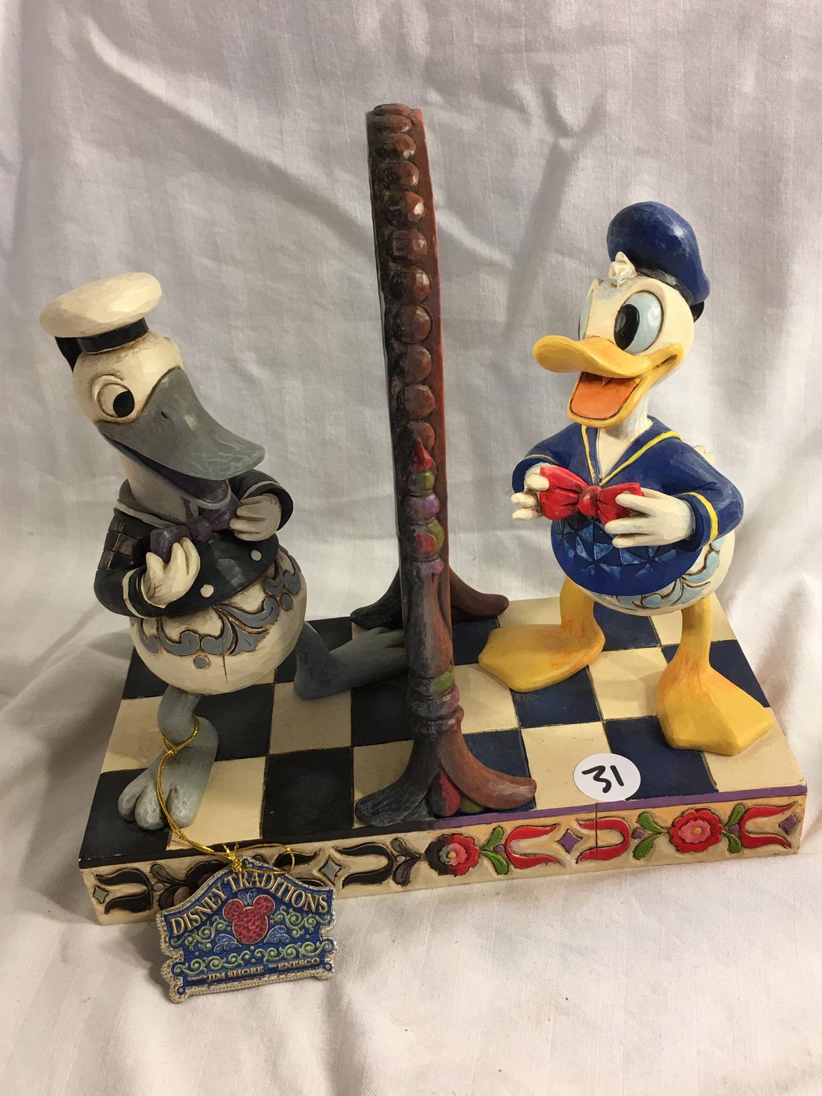 Collector Disney Tradition Jim Shore Enesco Showcase Collection Donald Duck Handsome as Ever" 8.5"