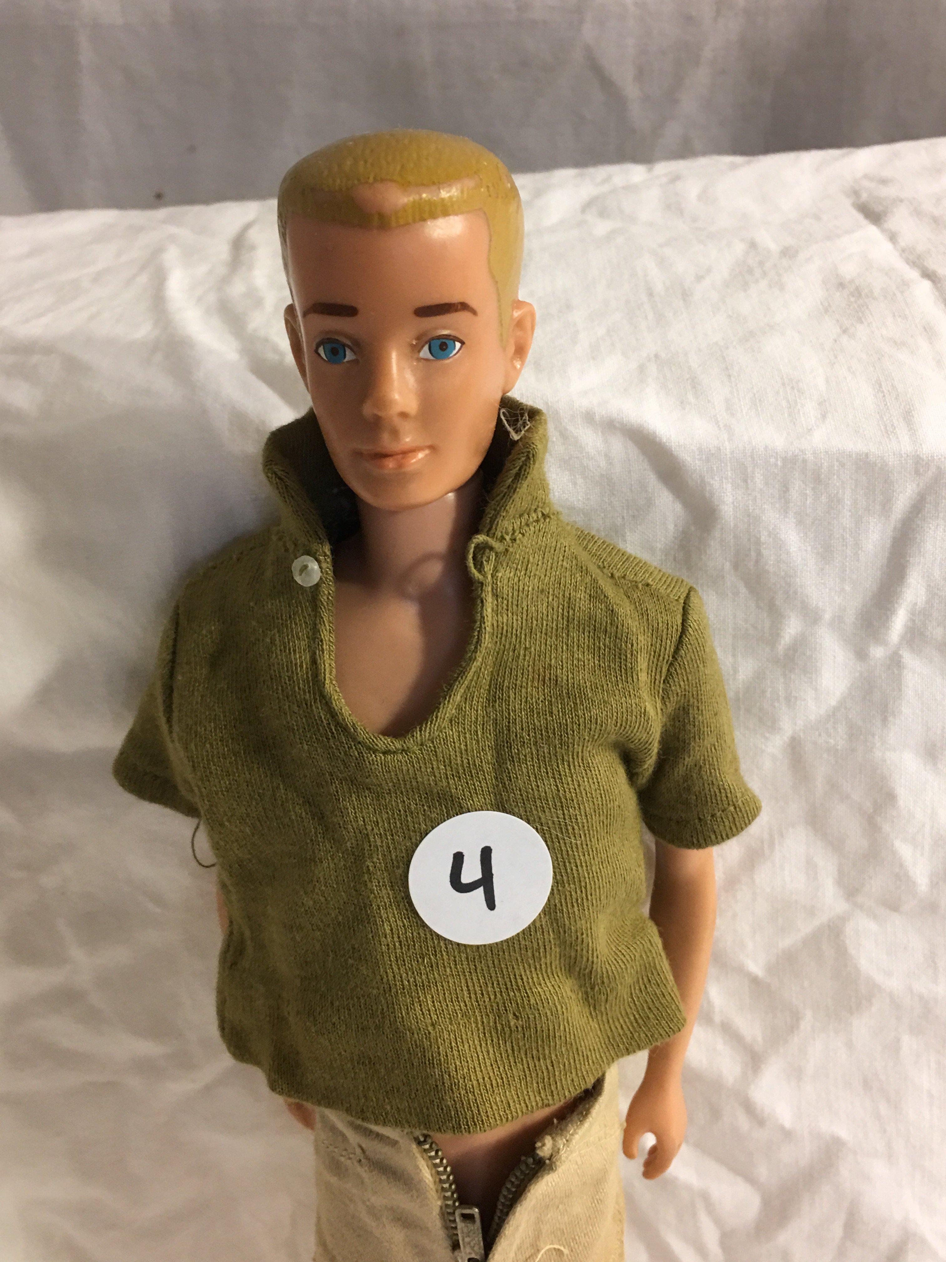 Collector Vintage Mattel Ken Doll Painted Blonde Hair  Japan Marking Size:12"Tall - See Pictures
