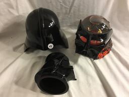 Lot of 2 Pieces Collector Star wars Darth Vader snowglobe lights and sounds Size:5-9"Tall