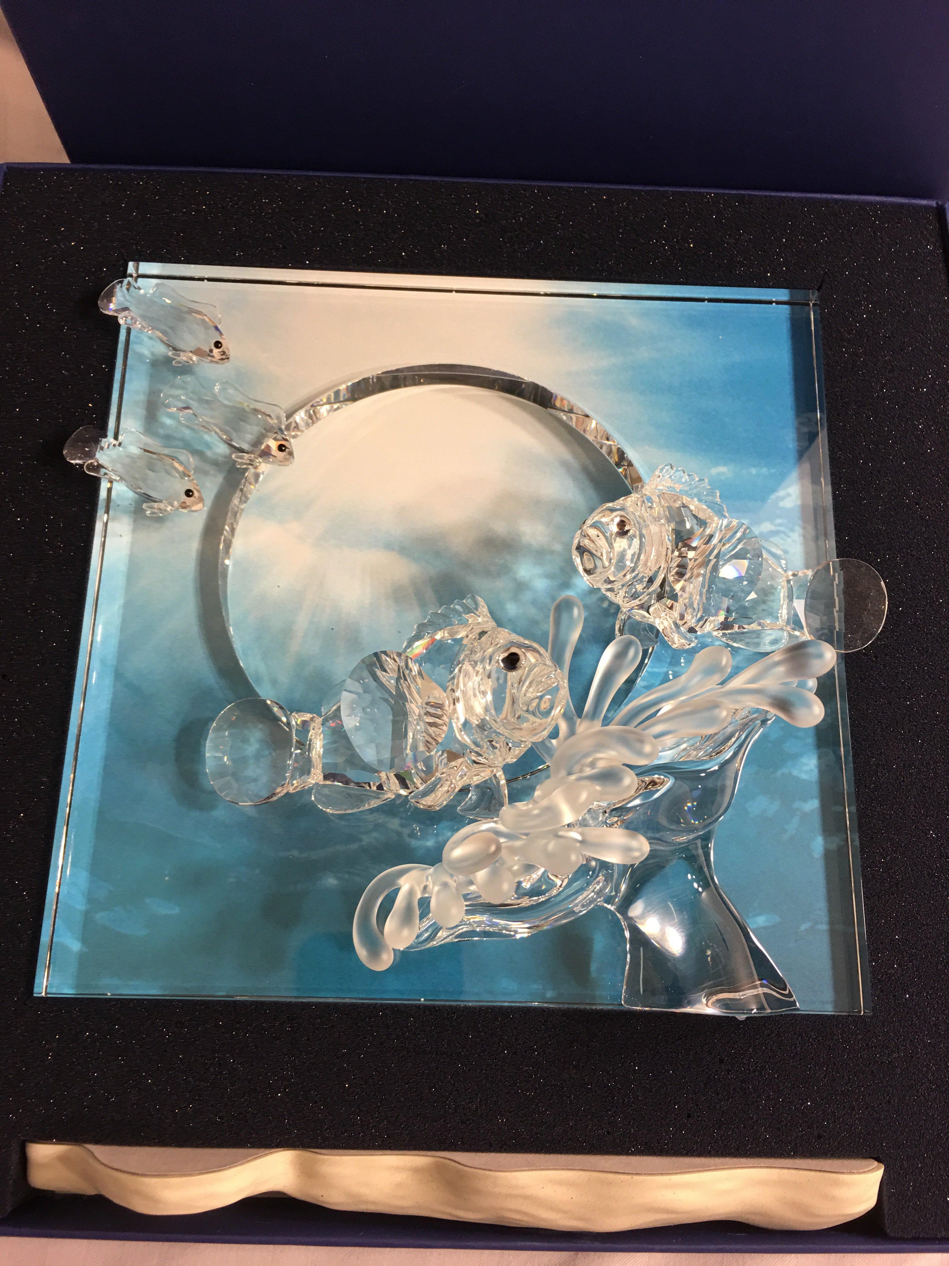 Collector Swarovski Crystal - SCS 2005 AE Harmony Wonders Of The Sea Clear 681823 Box:11x11x4.5"