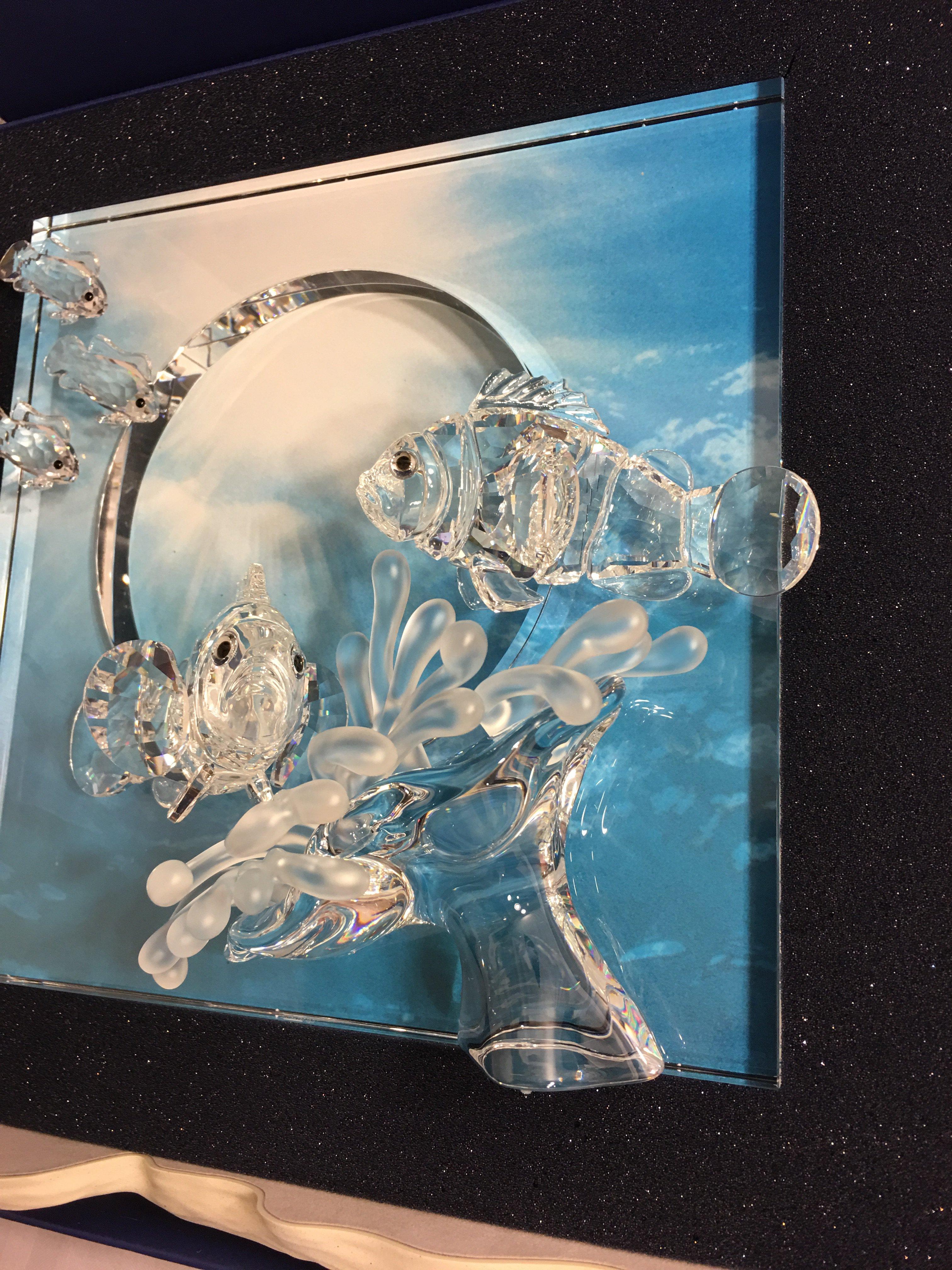 Collector Swarovski Crystal - SCS 2005 AE Harmony Wonders Of The Sea Clear 681823 Box:11x11x4.5"