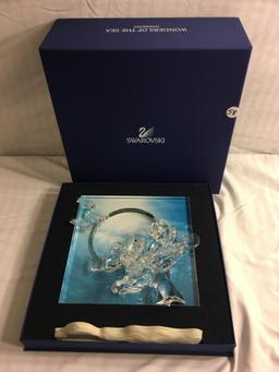 Collector Swarovski Crystal - SCS 2005 AE Harmony Wonders Of The Sea Clear 681823 Box:11x11x4.5"