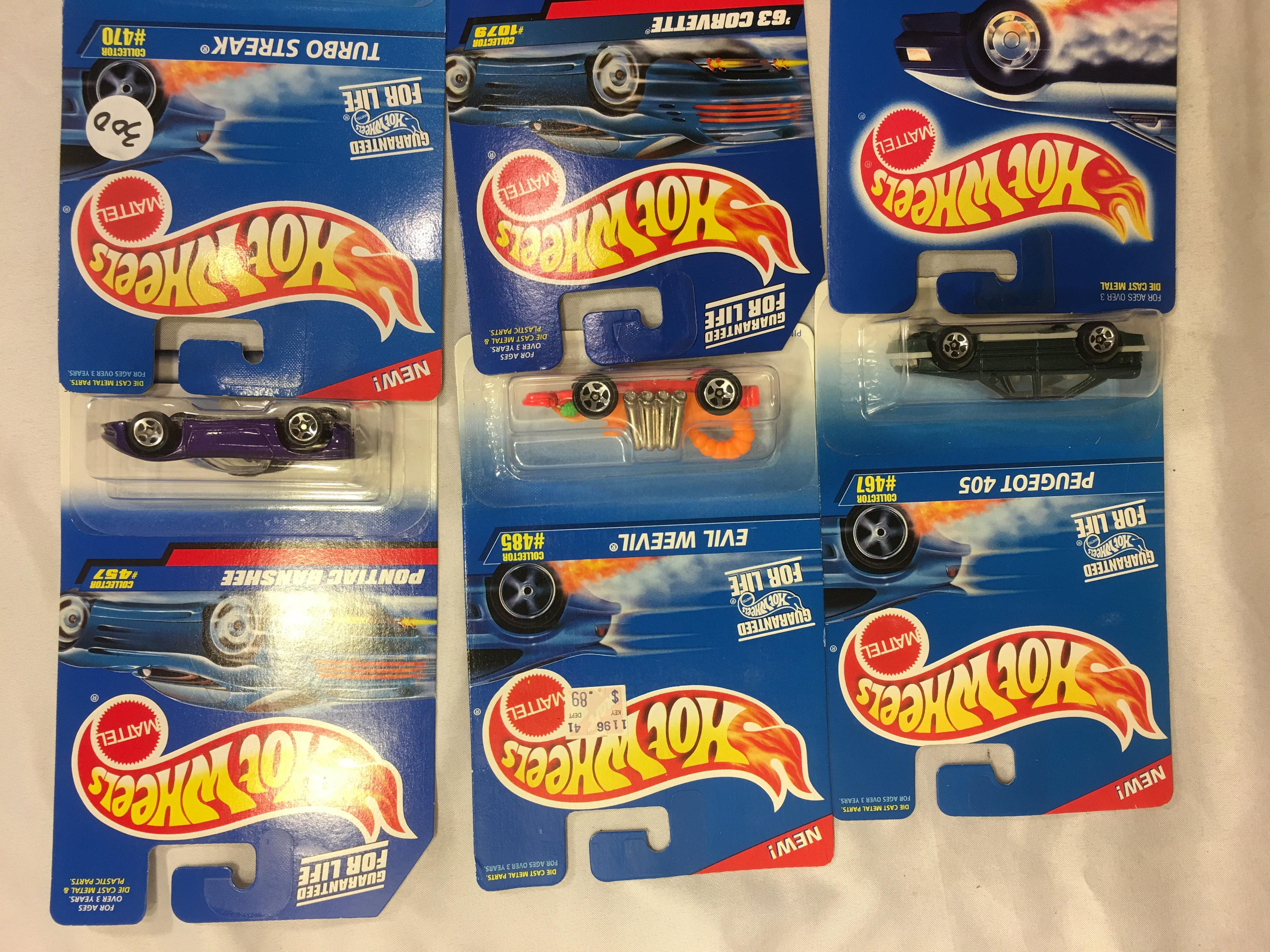 Lot of 6 pcs Collector NIP Assorted Hot Wheels 1/64 Scale Die Cast & Plastic Parts