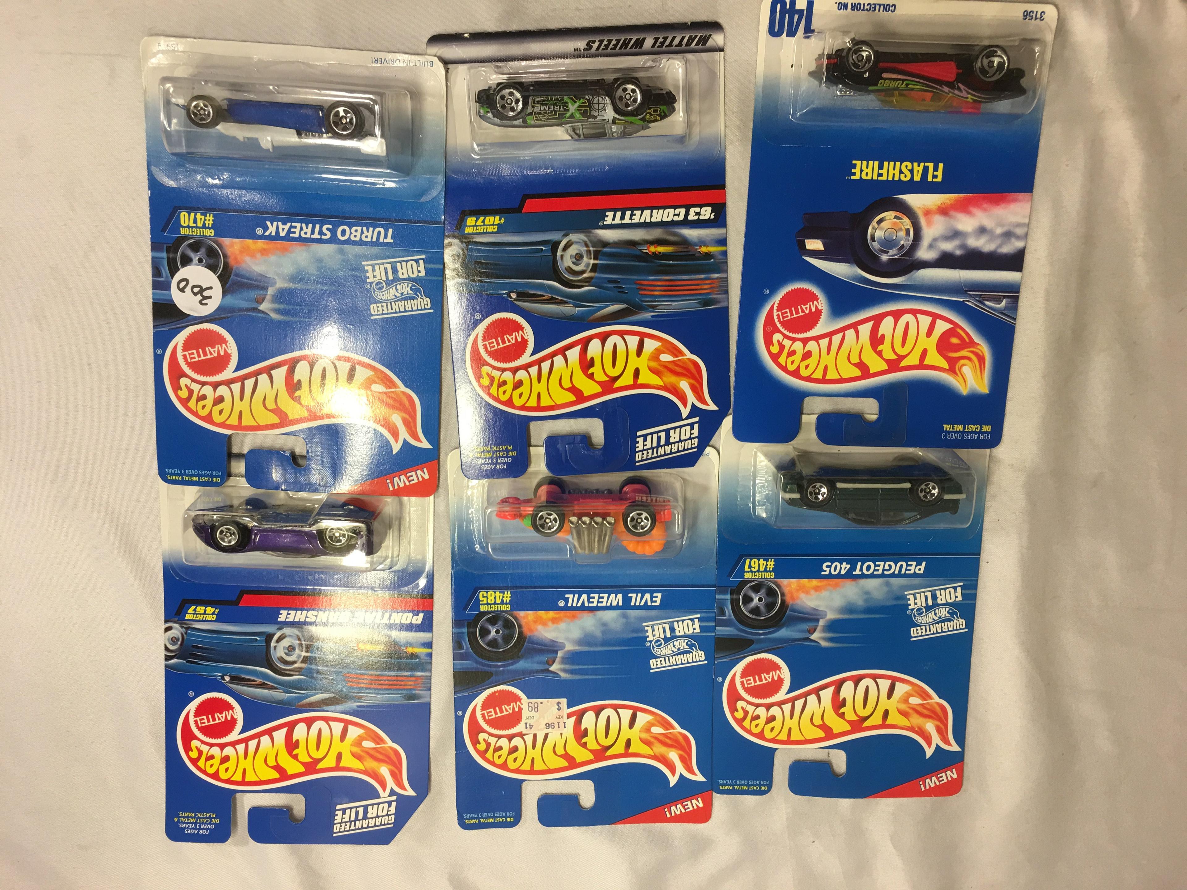 Lot of 6 pcs Collector NIP Assorted Hot Wheels 1/64 Scale Die Cast & Plastic Parts