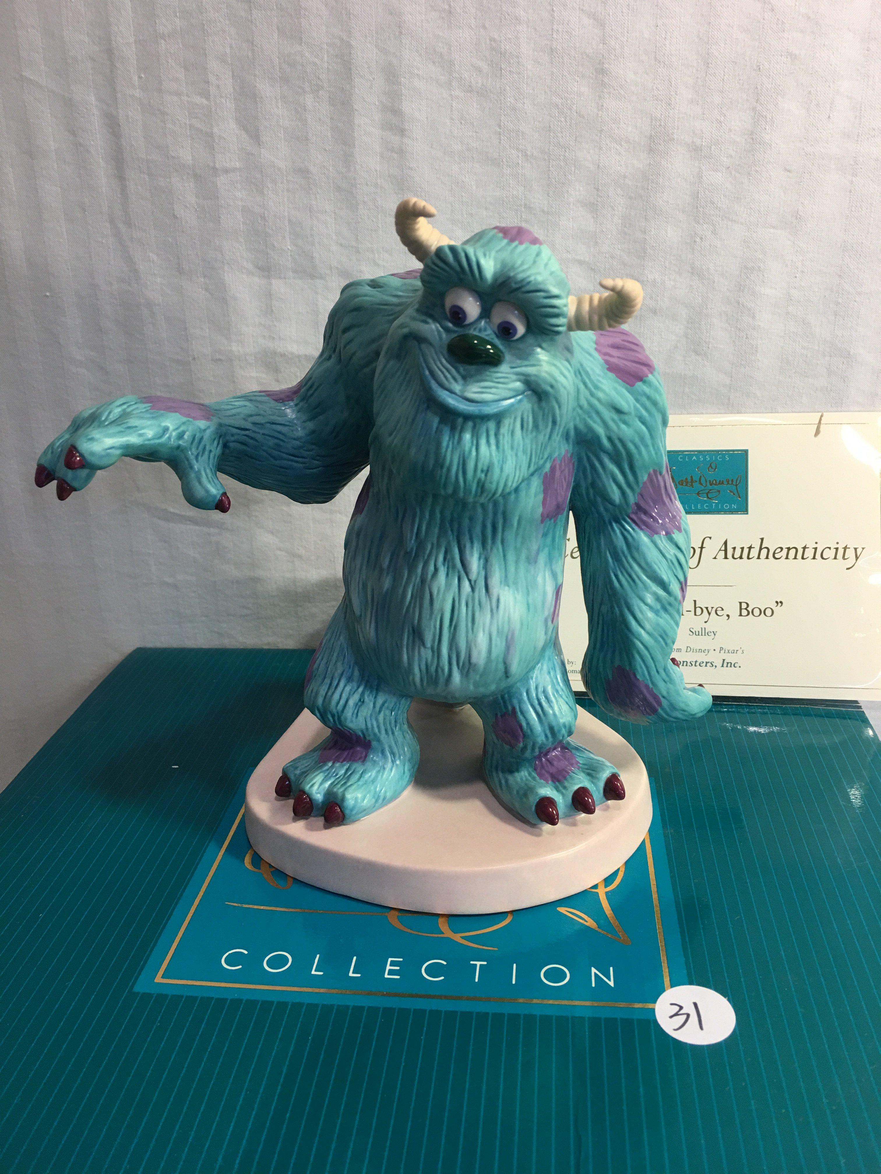 Collector new Classics Walt Disney  Good-Bye, Boo" "Sulley" Box Size:11.1/4"x12.1/4" Box