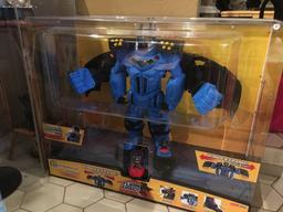 Collector In Displayed Case Imaginext Batbot Extreme Voice Charger Wings Expand 34"T x 42"W