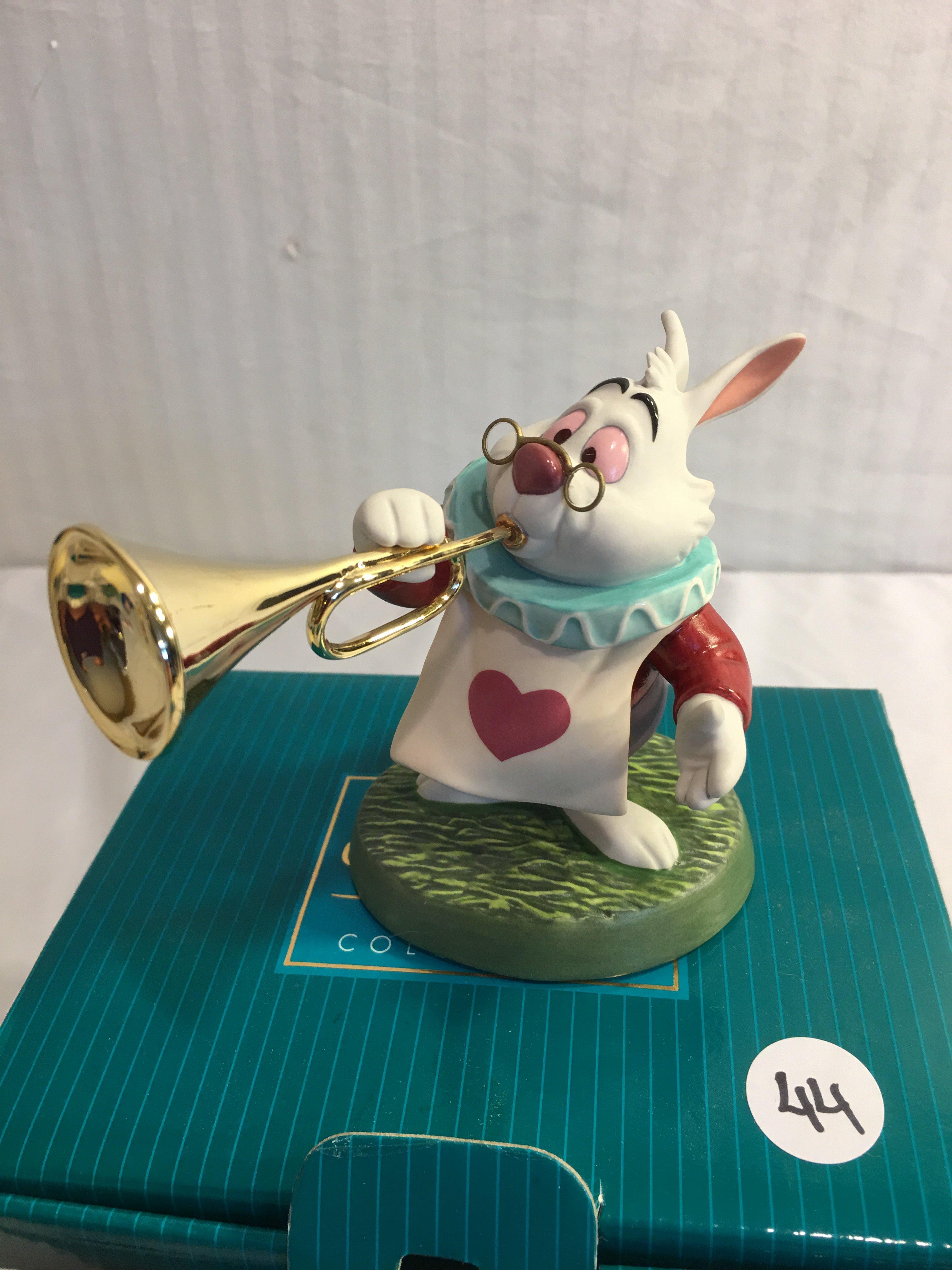 Collector Classics Walt Disney Collection "White Rabbit Le Lapin Blanc "White Rabbit" 4.5x6"