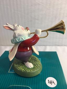 Collector Classics Walt Disney Collection "White Rabbit Le Lapin Blanc "White Rabbit" 4.5x6"