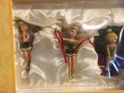 Collector Walt Disney Showcase Holiday Ornament Set "Tinker Bell Collection 10"x8" Box Size